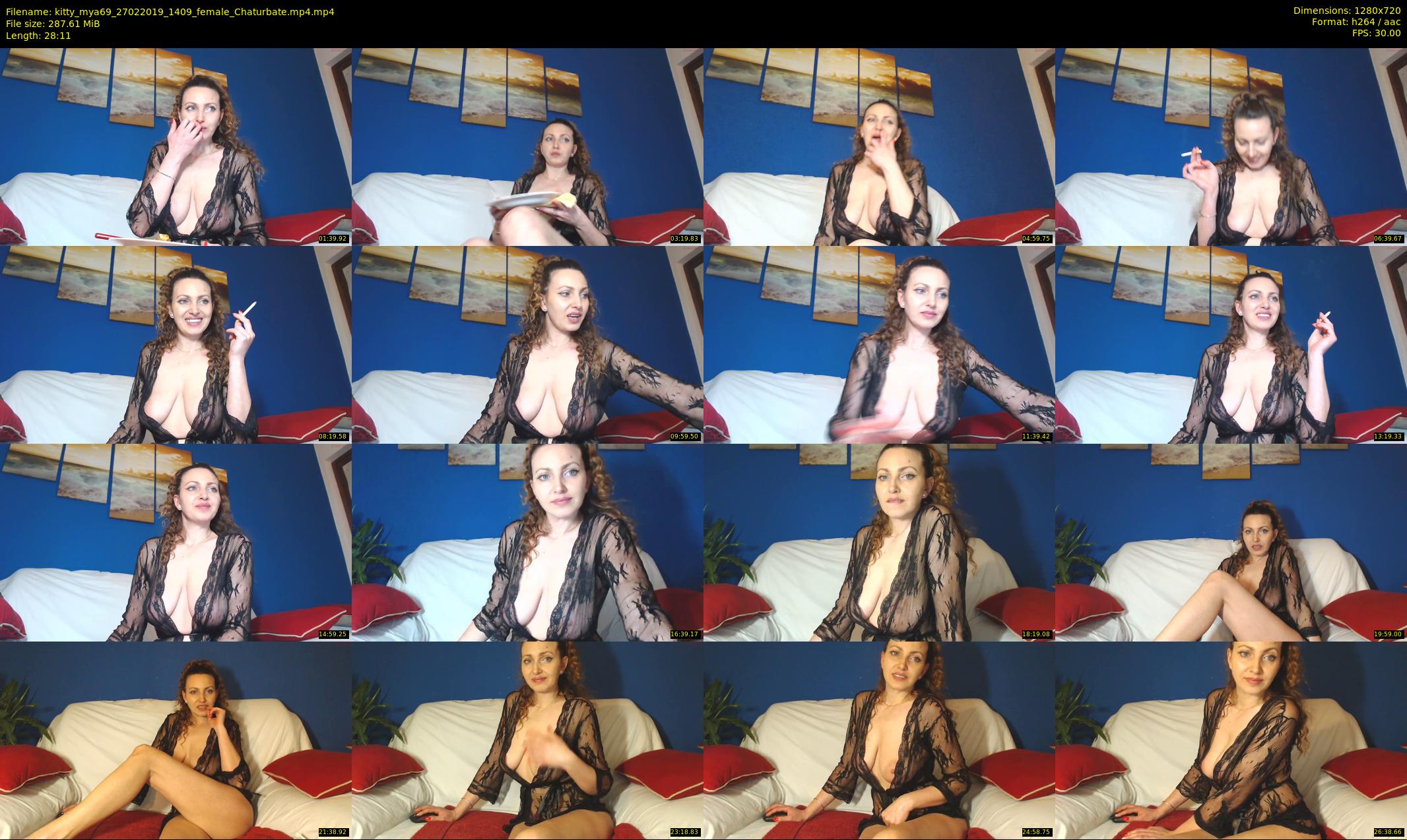 kitty_mya69 — 29 minute Chaturbate female cam show recording, 720p, Feb 27, 2019