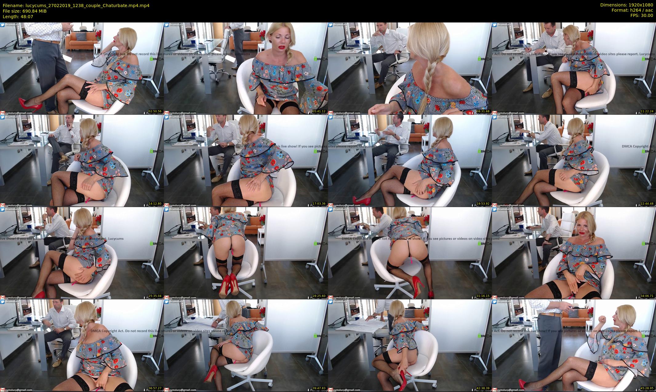 lucycums — 49 minute Chaturbate couple cam show recording, 1080p, Feb 27, 2019