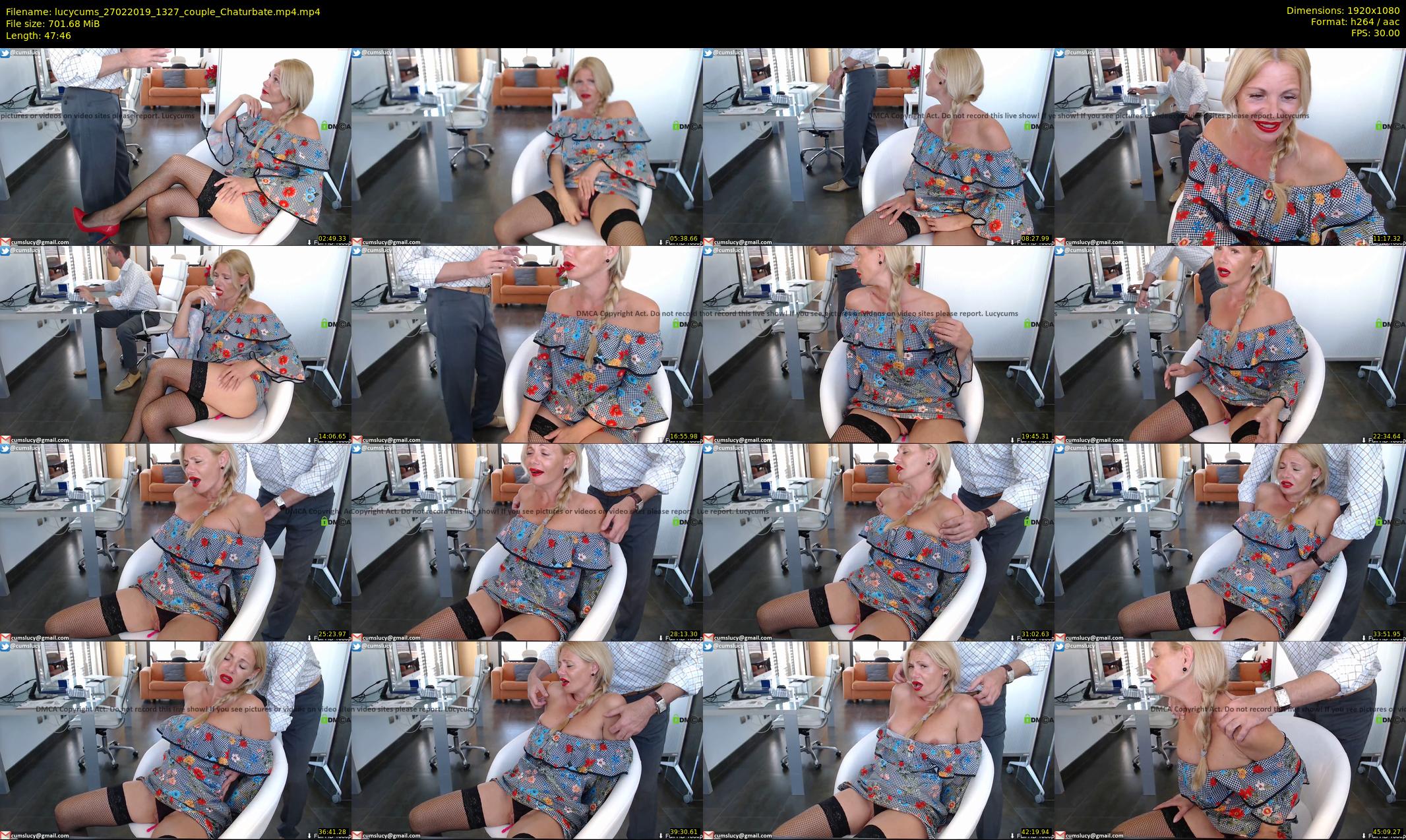 lucycums — 48 minute Chaturbate couple cam show recording, 1080p, Feb 27, 2019