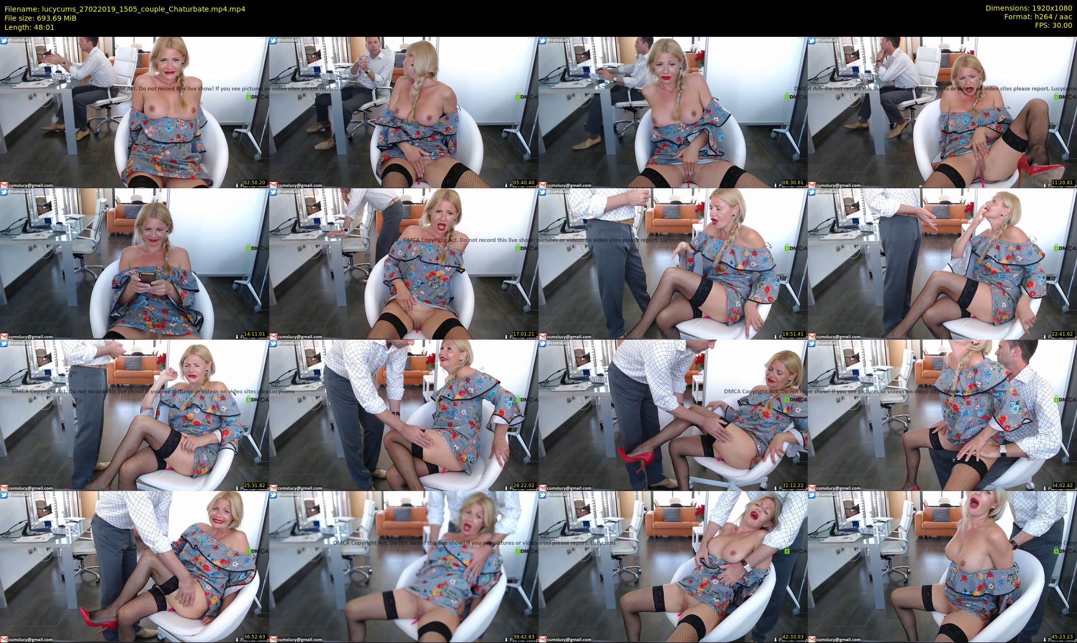 lucycums — 49 minute Chaturbate couple cam show recording, 1080p, Feb 27, 2019