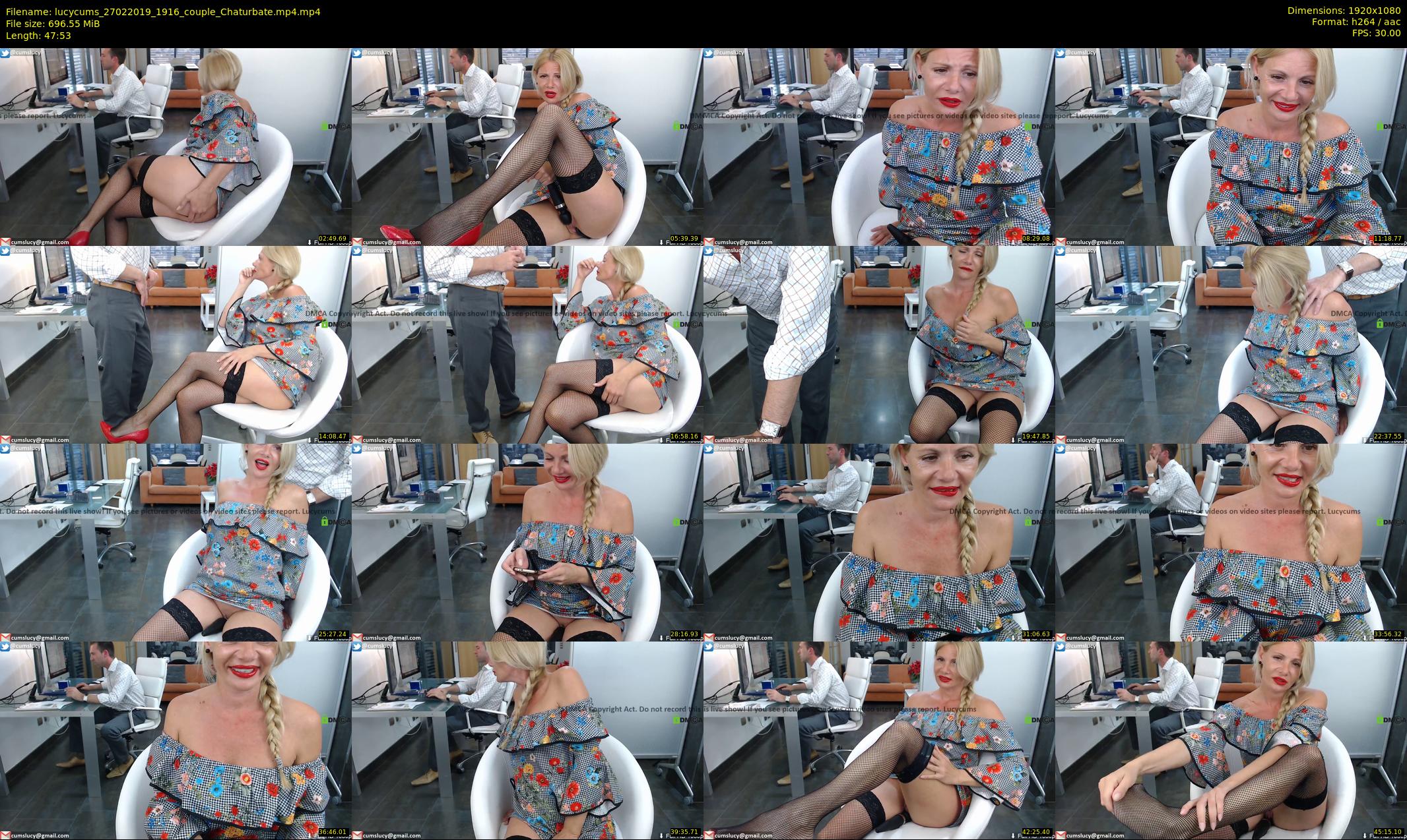 lucycums — 48 minute Chaturbate couple cam show recording, 1080p, Feb 27, 2019