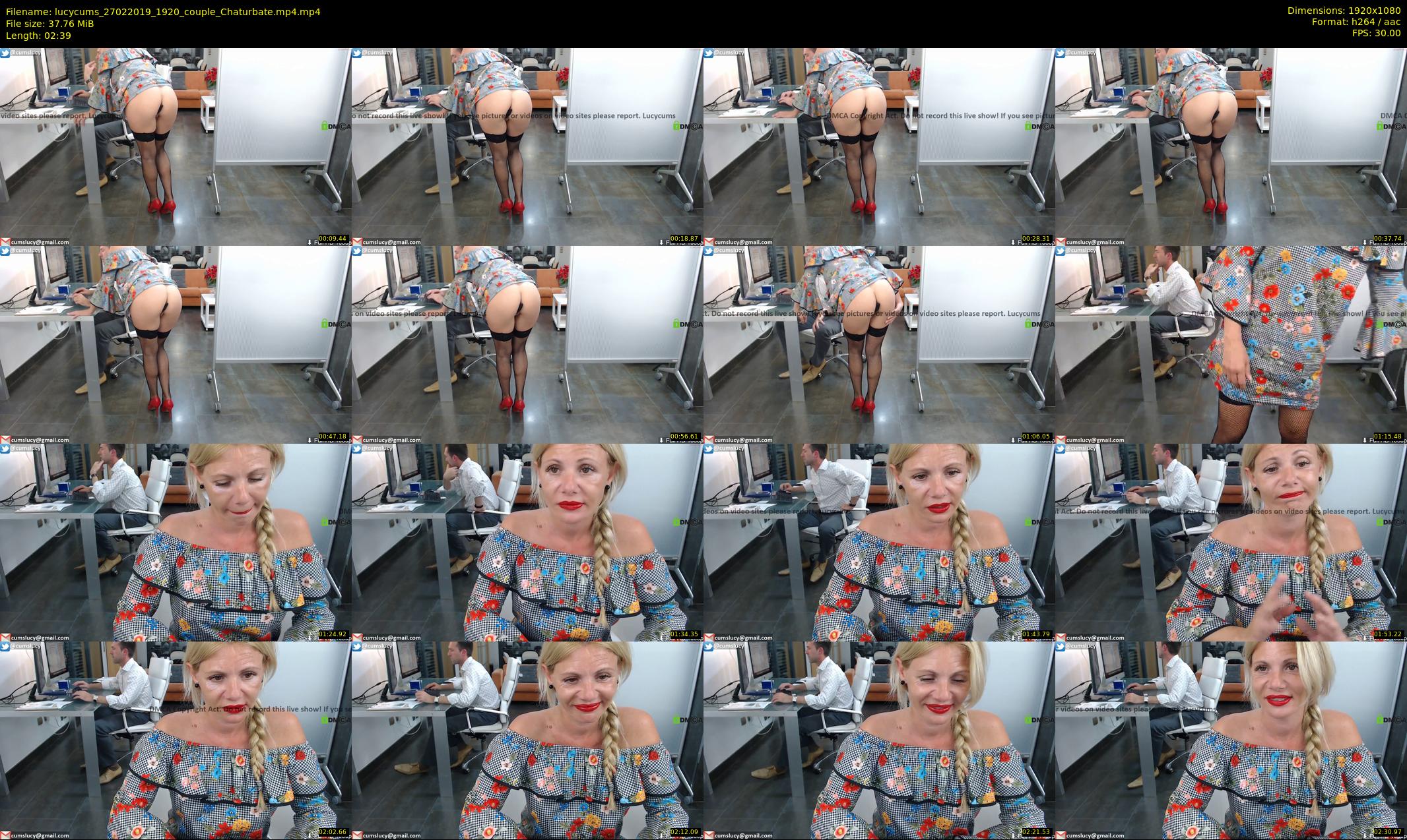 lucycums — 3 minute Chaturbate couple cam show recording, 1080p, Feb 27, 2019