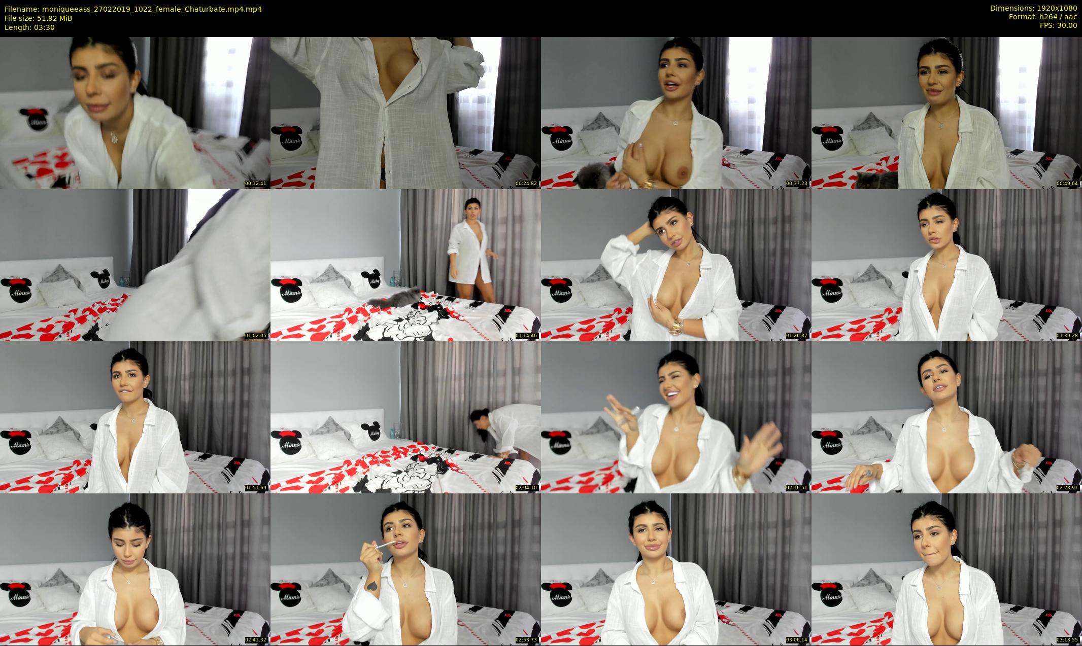 moniqueeass — 4 minute Chaturbate female cam show recording, 1080p, Feb 27, 2019
