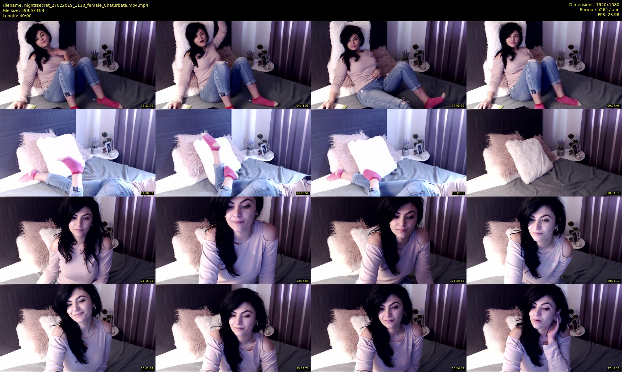 nightssecret — 40 minute Chaturbate female cam show recording, 1080p, Feb 27, 2019