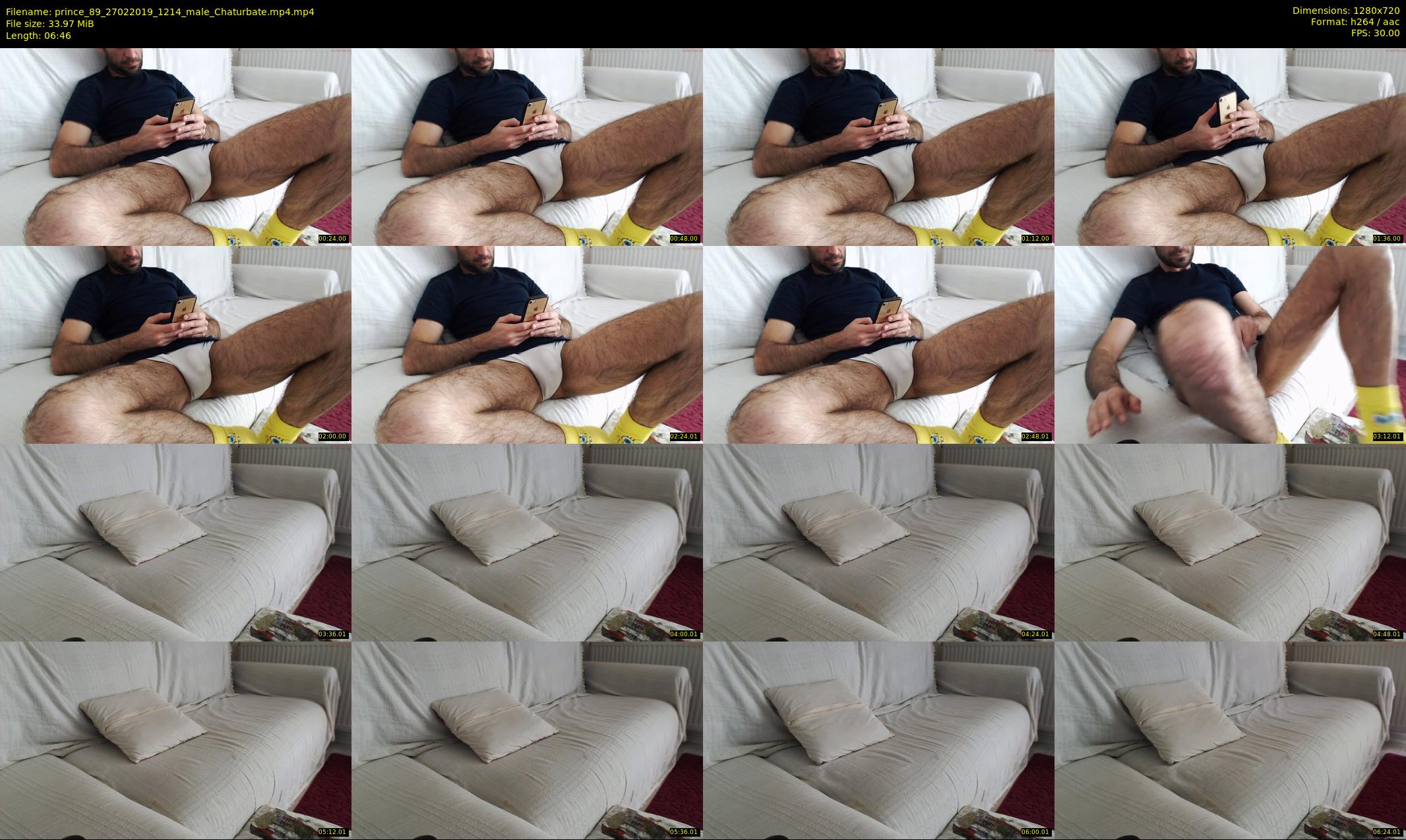 prince_89 — 7 minute Chaturbate male cam show recording, 720p, Feb 27, 2019