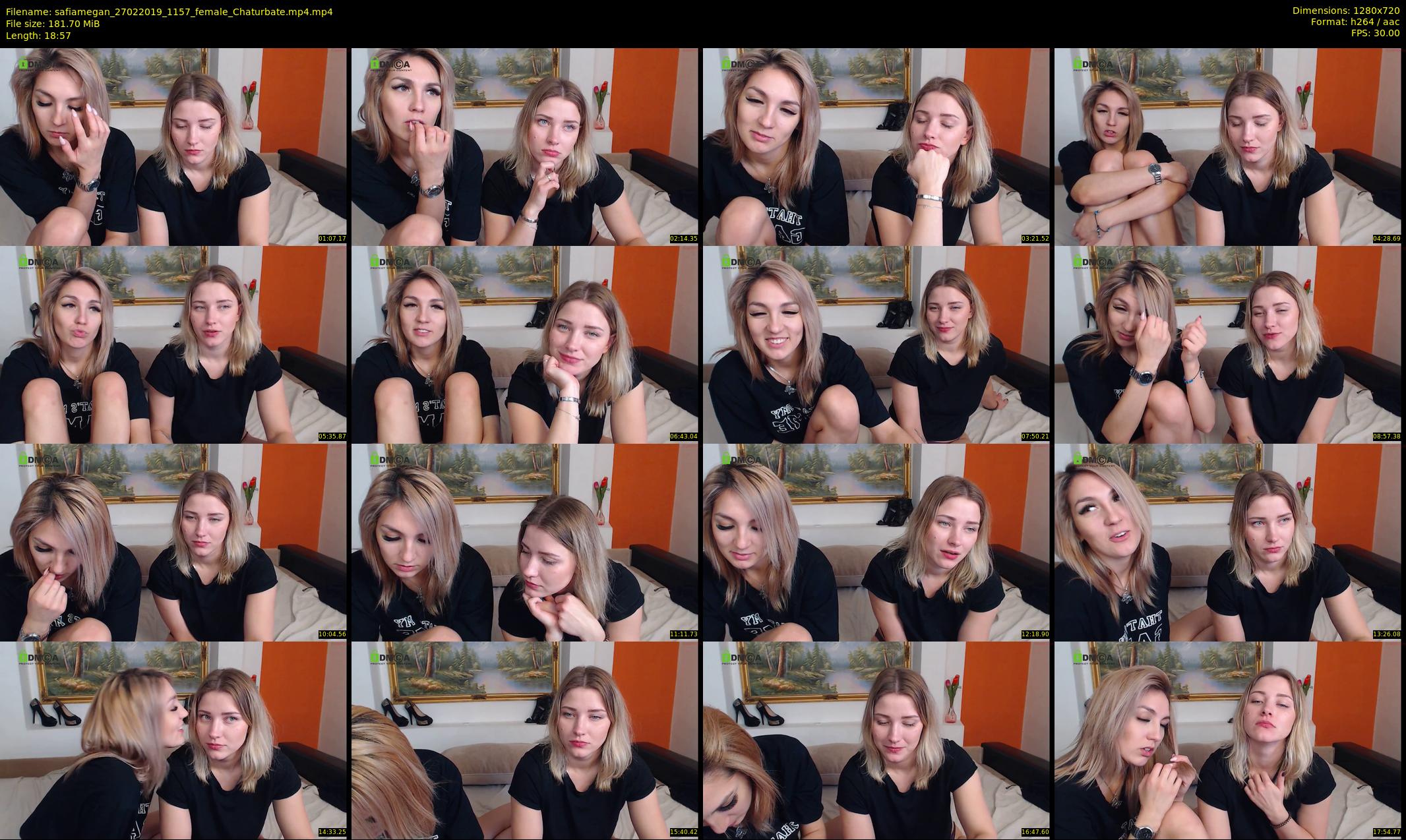 safiamegan — 19 minute Chaturbate couple cam show recording, 720p, Feb 27, 2019