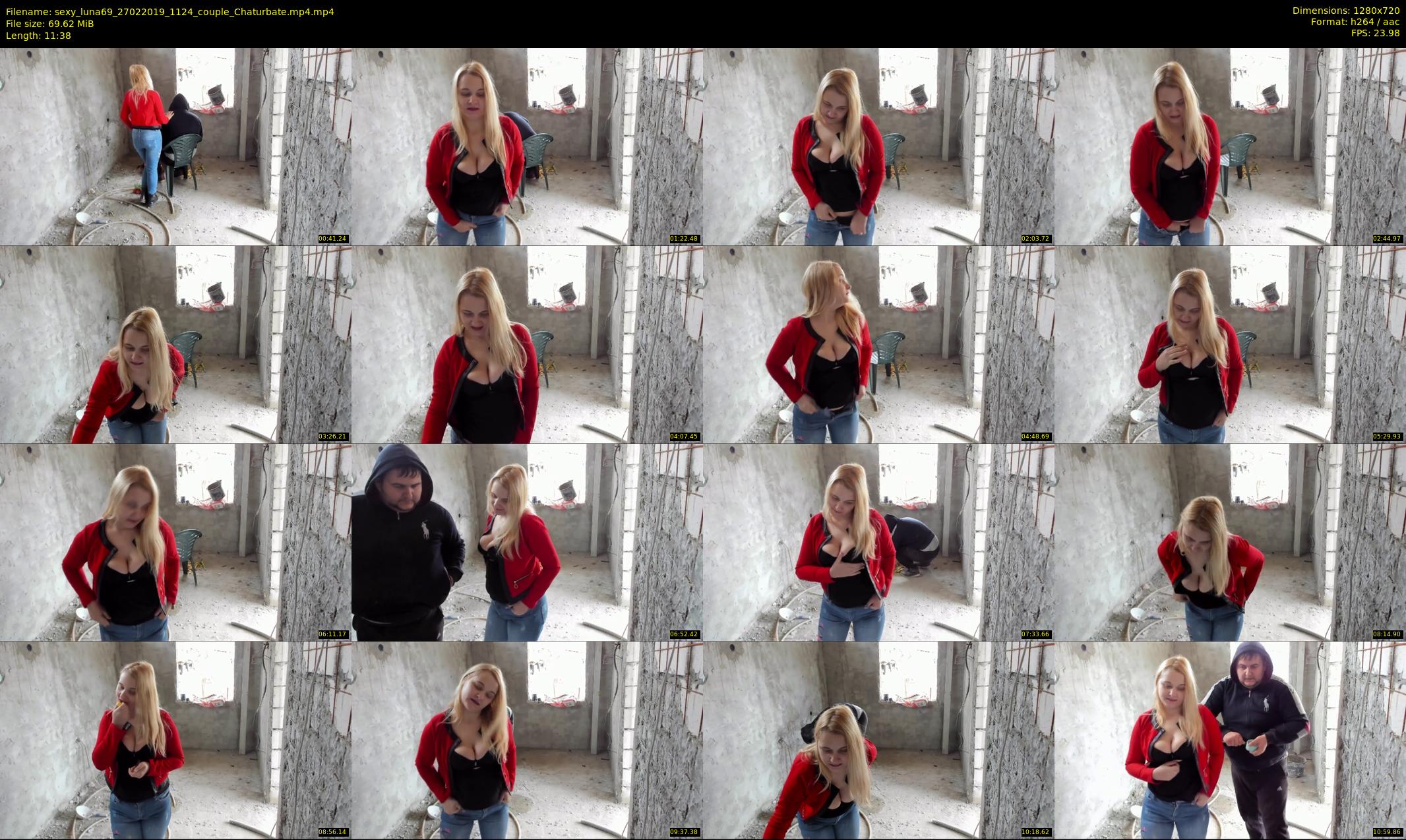 sexy_luna69 — 12 minute Chaturbate couple cam show recording, 720p, Feb 27, 2019