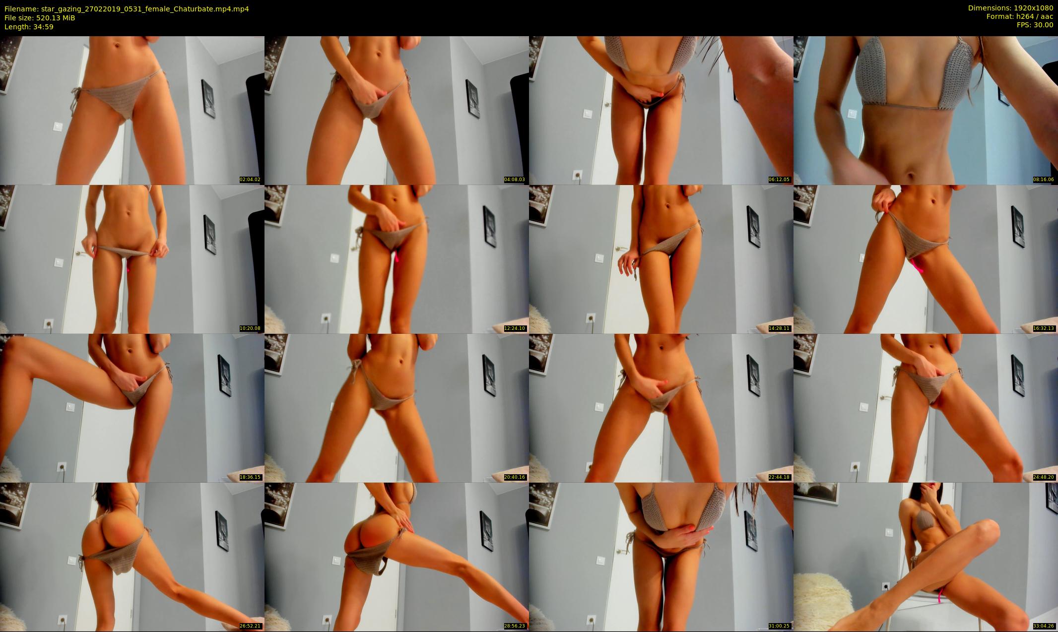 star_gazing — 35 minute Chaturbate female cam show recording, 1080p, Feb 27, 2019