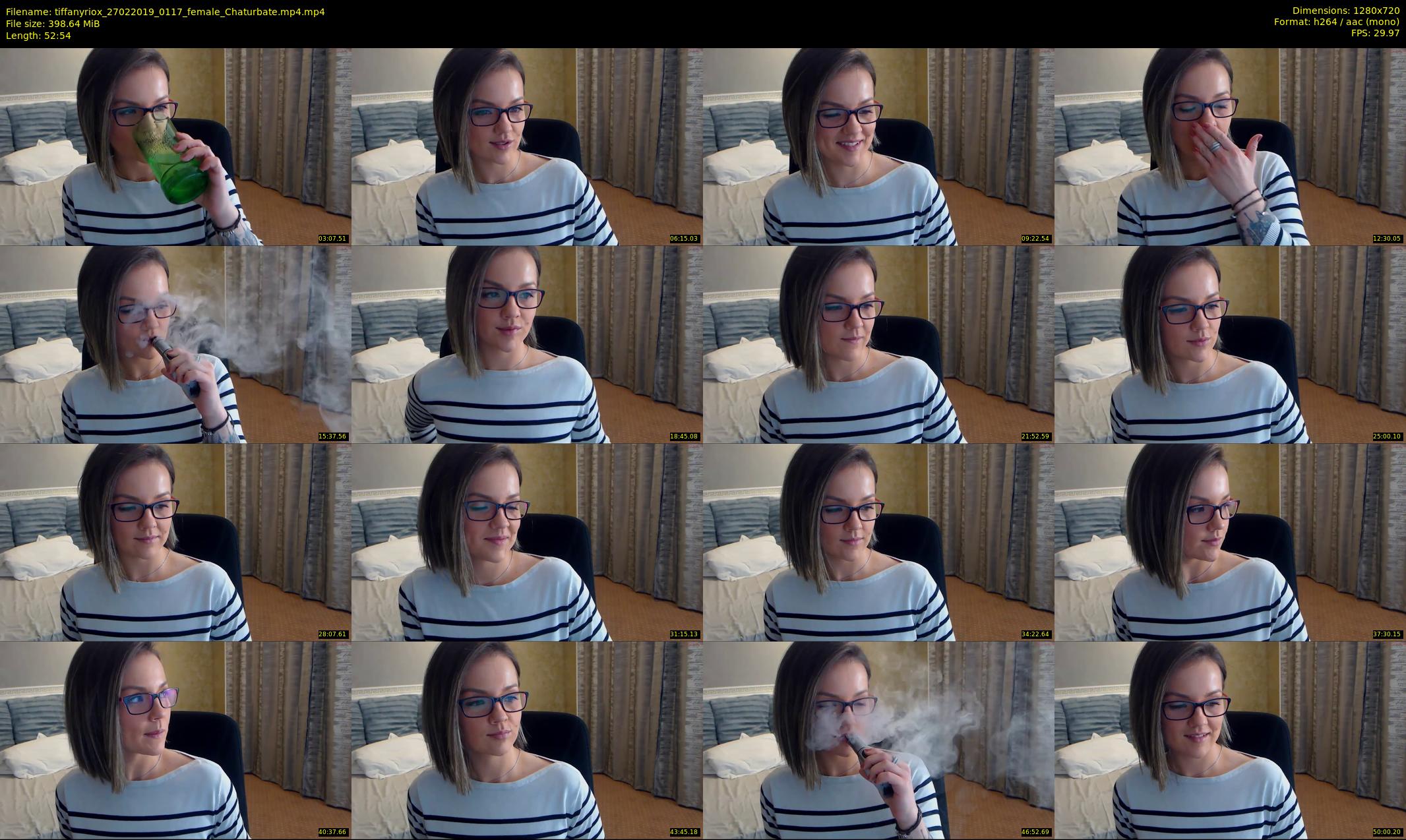 tiffanyriox — 53 minute Chaturbate female cam show recording, 720p, Feb 27, 2019