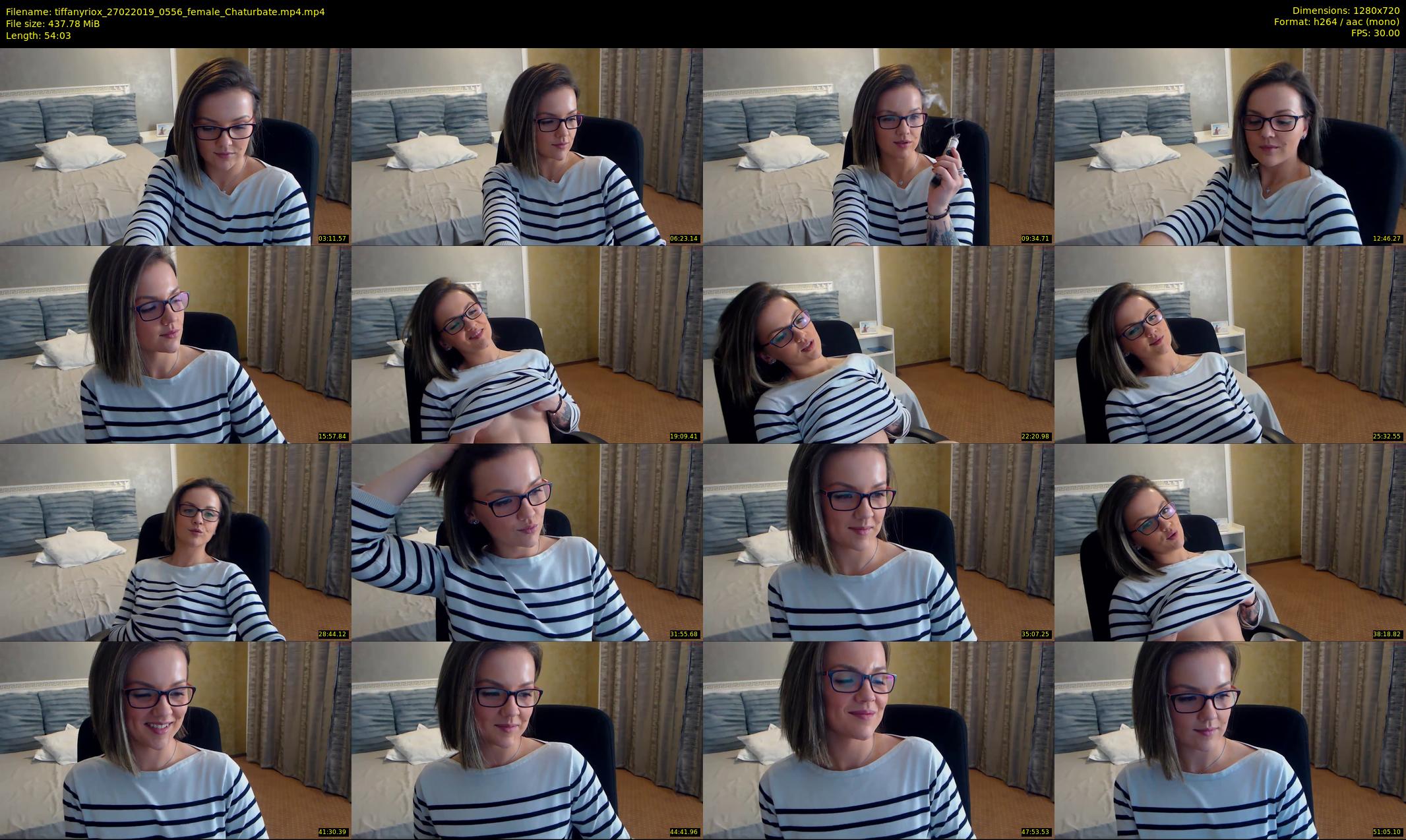 tiffanyriox — 55 minute Chaturbate female cam show recording, 720p, Feb 27, 2019