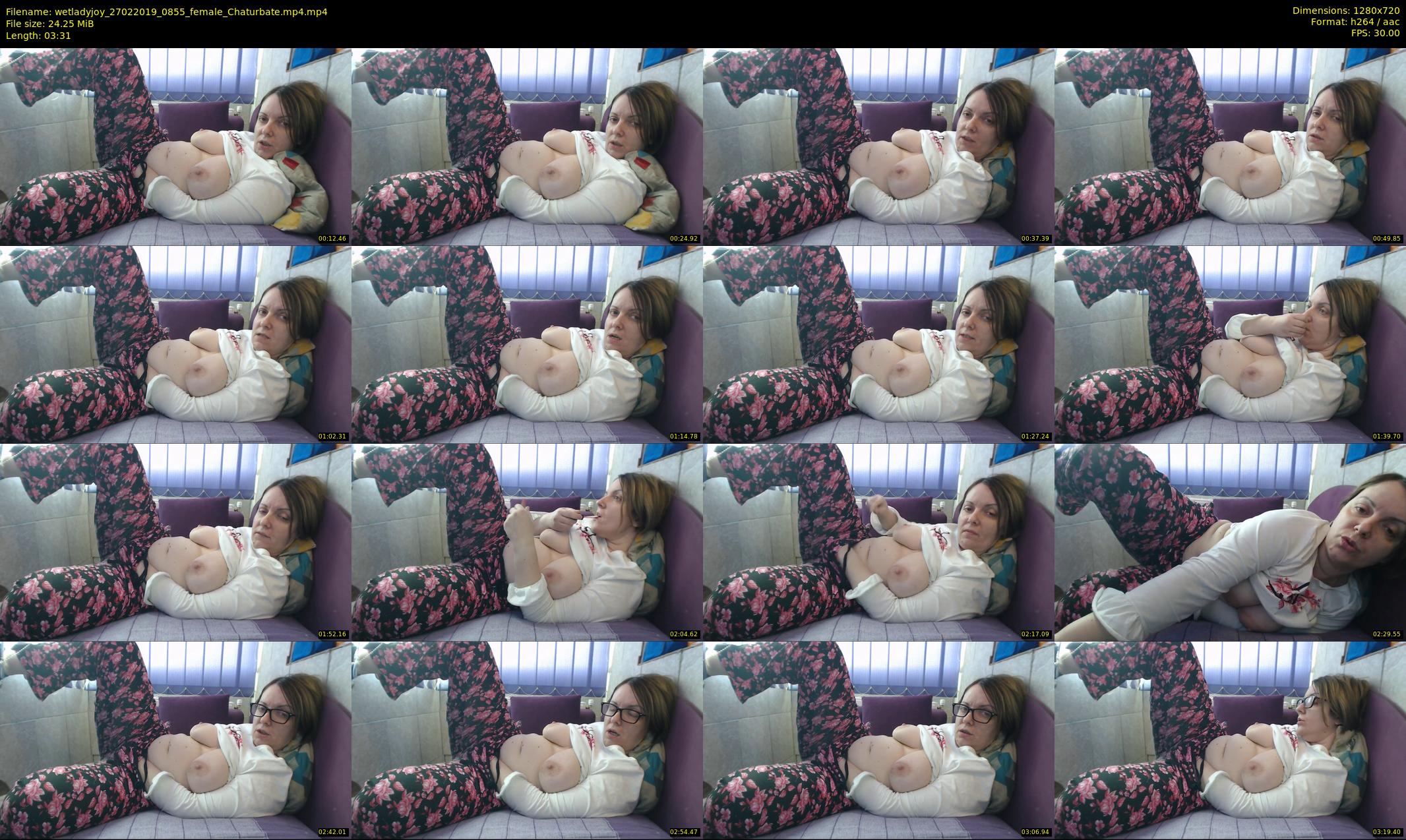 wetladyjoy — 4 minute Chaturbate female cam show recording, 720p, Feb 27, 2019