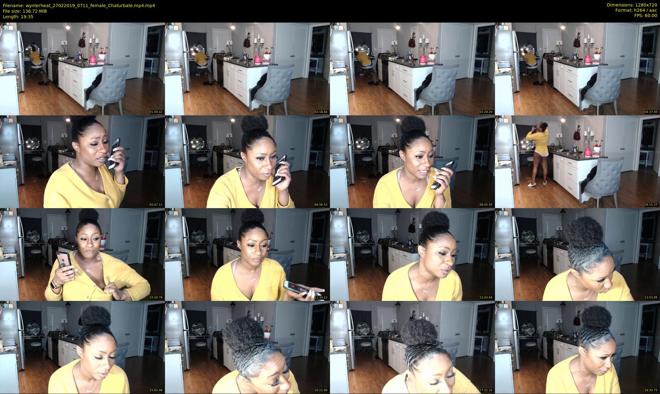 wynterheat — 20 minute Chaturbate female cam show recording, 720p, Feb 27, 2019