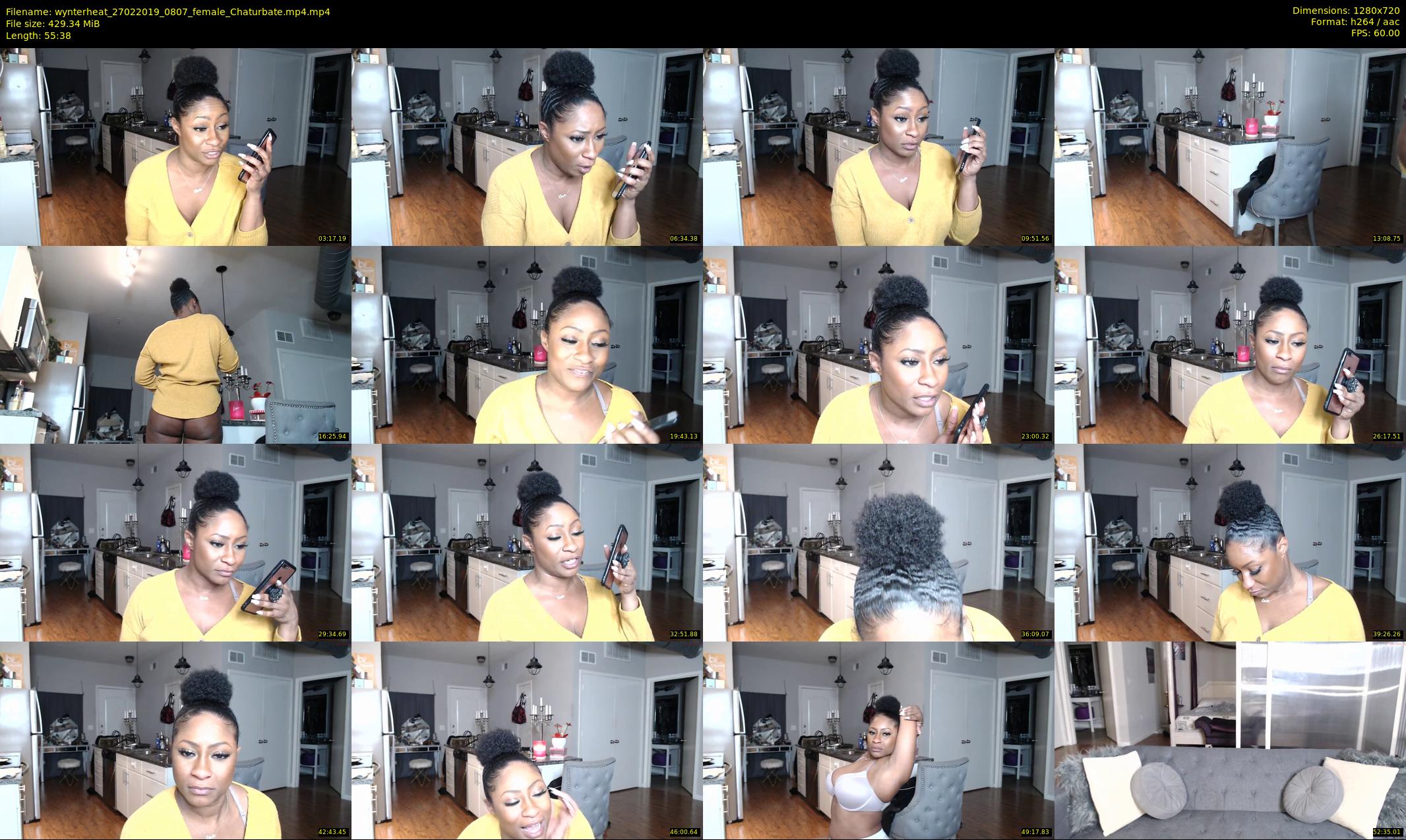 wynterheat — 56 minute Chaturbate female cam show recording, 720p, Feb 27, 2019