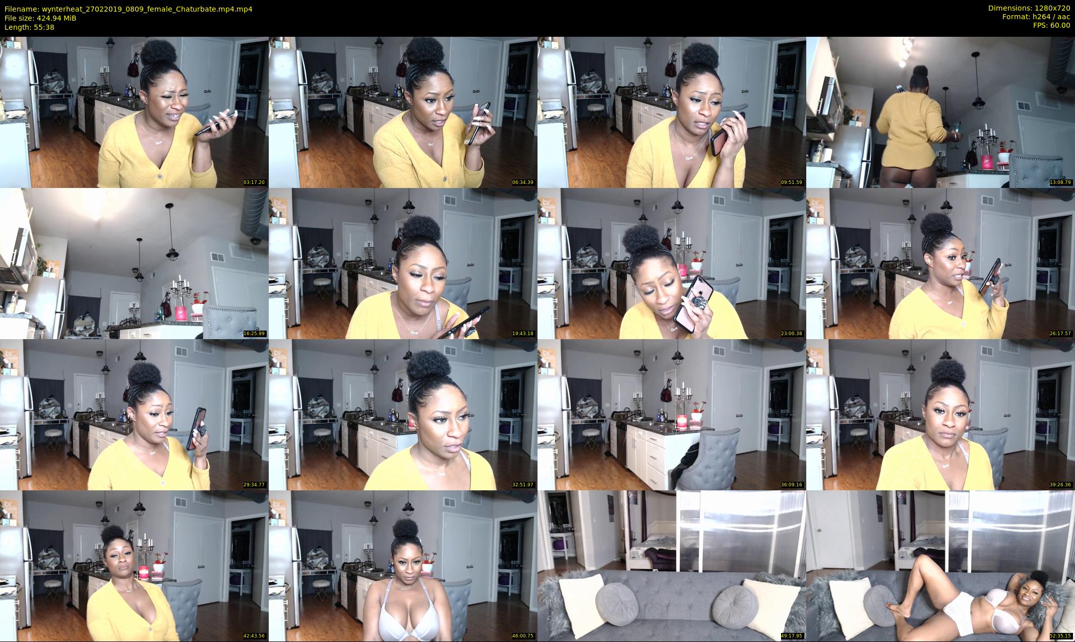 wynterheat — 56 minute Chaturbate female cam show recording, 720p, Feb 27, 2019