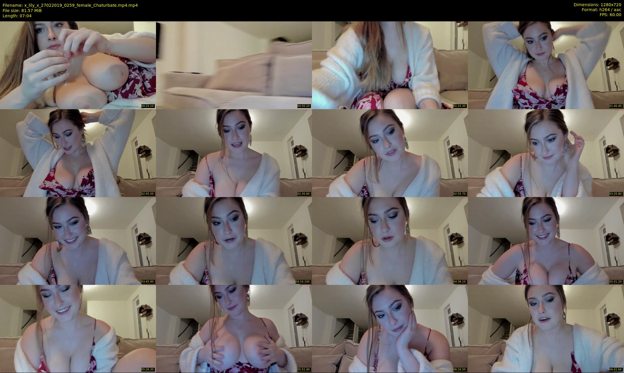 x_lily_x — 8 minute Chaturbate female cam show recording, 720p, Feb 27, 2019