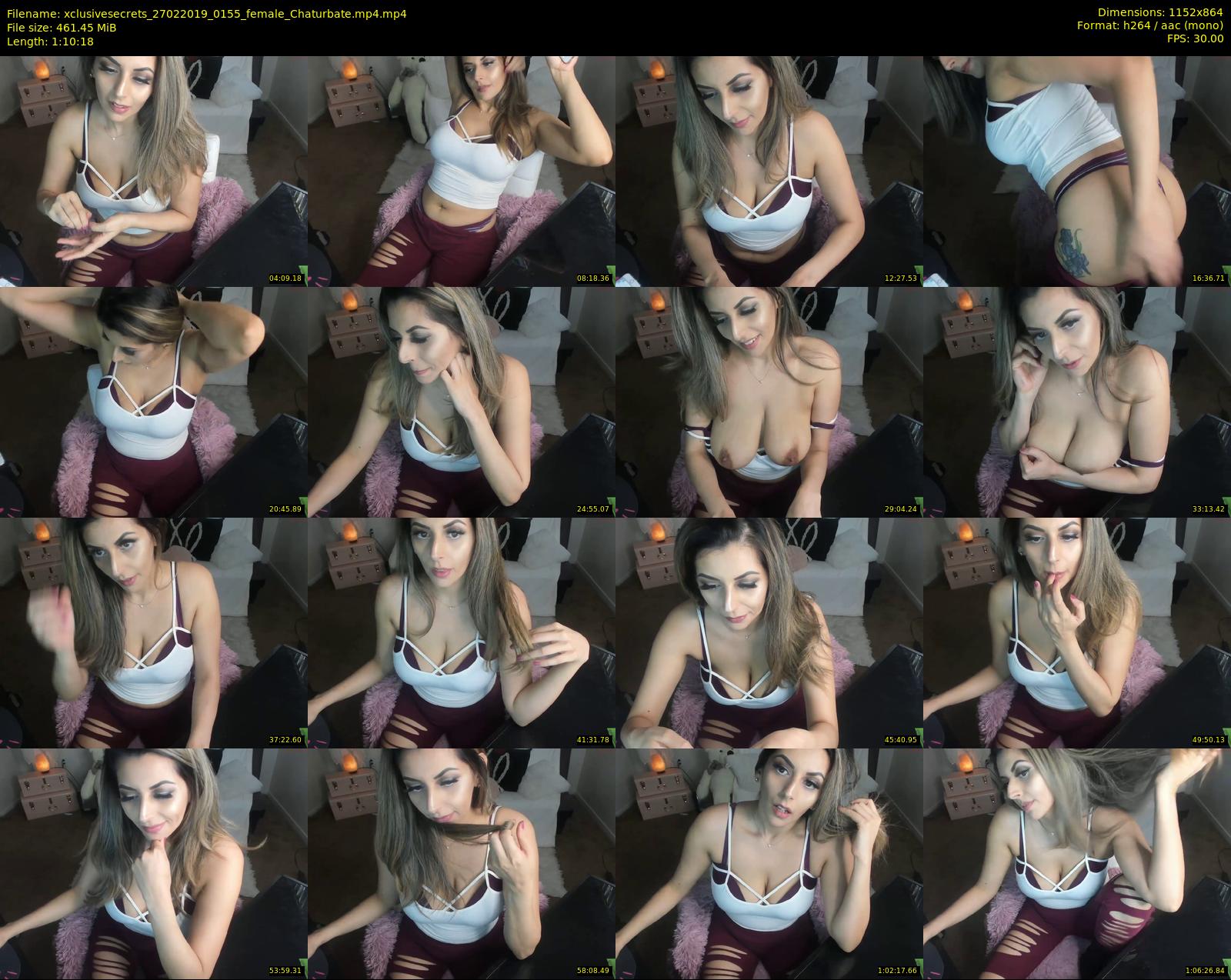 xclusivesecrets — 71 minute Chaturbate female cam show recording, 720p, Feb 27, 2019