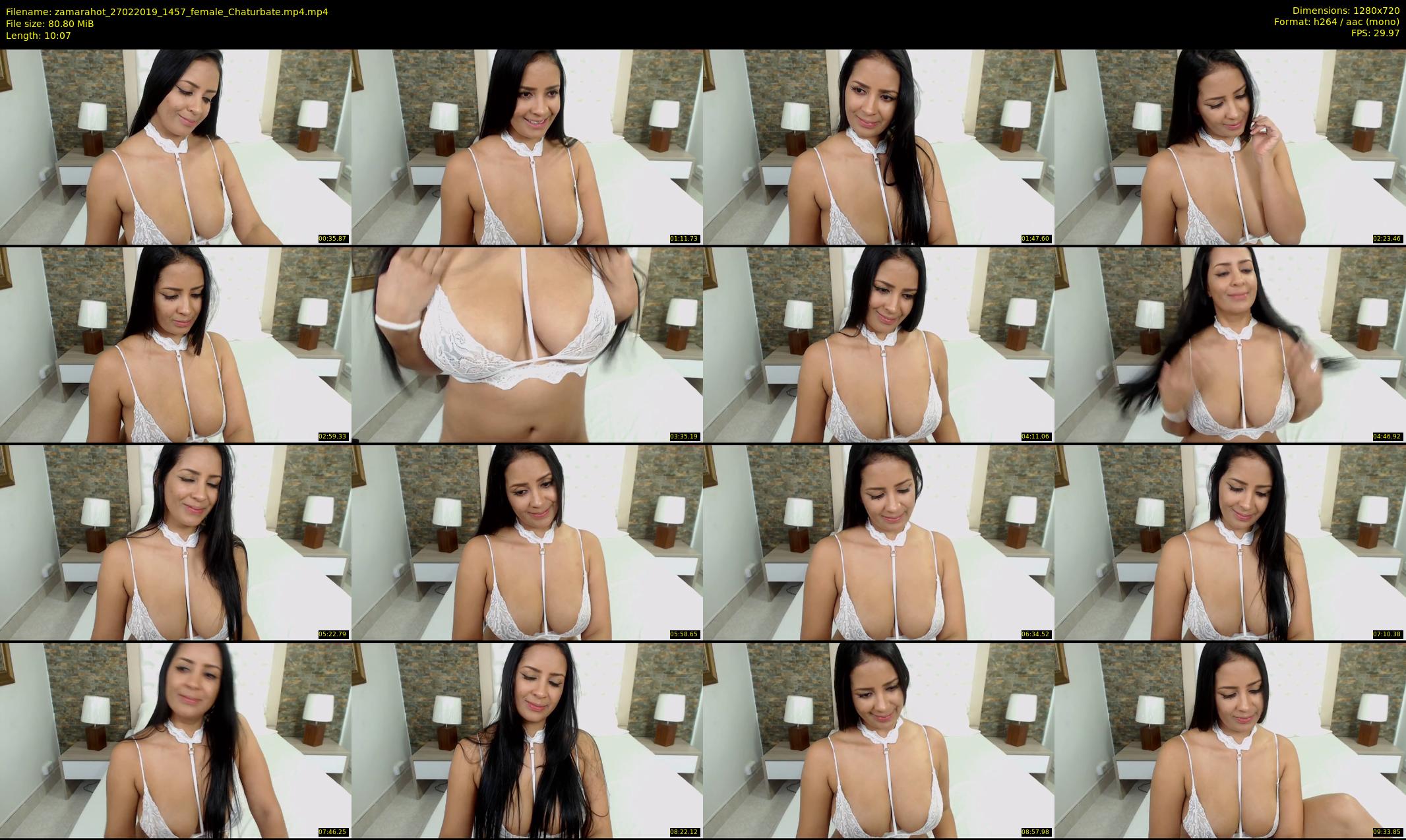 zamarahot — 11 minute Chaturbate female cam show recording, 720p, Feb 27, 2019