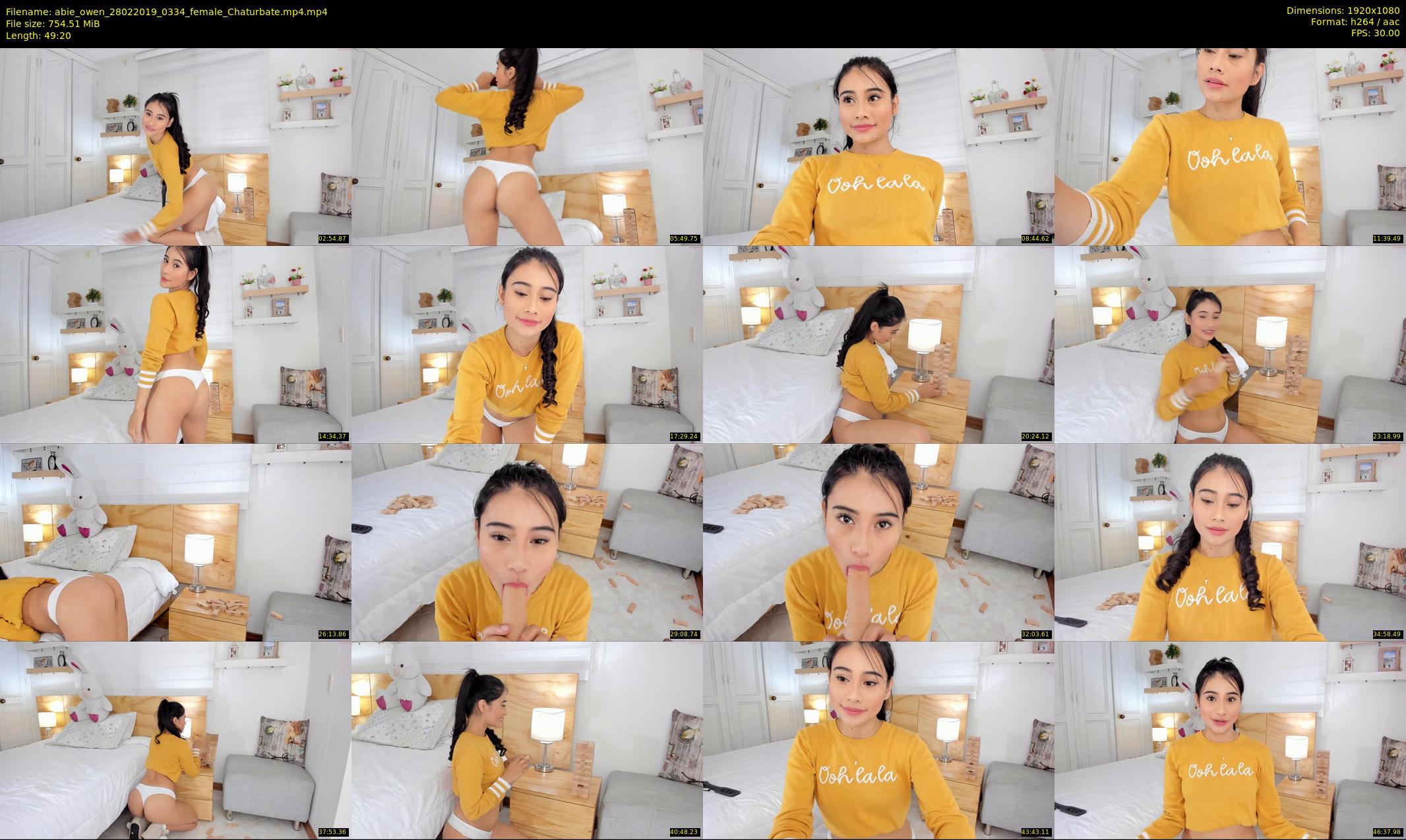 abie_owen — 50 minute Chaturbate female cam show recording, 1080p, Feb 28, 2019