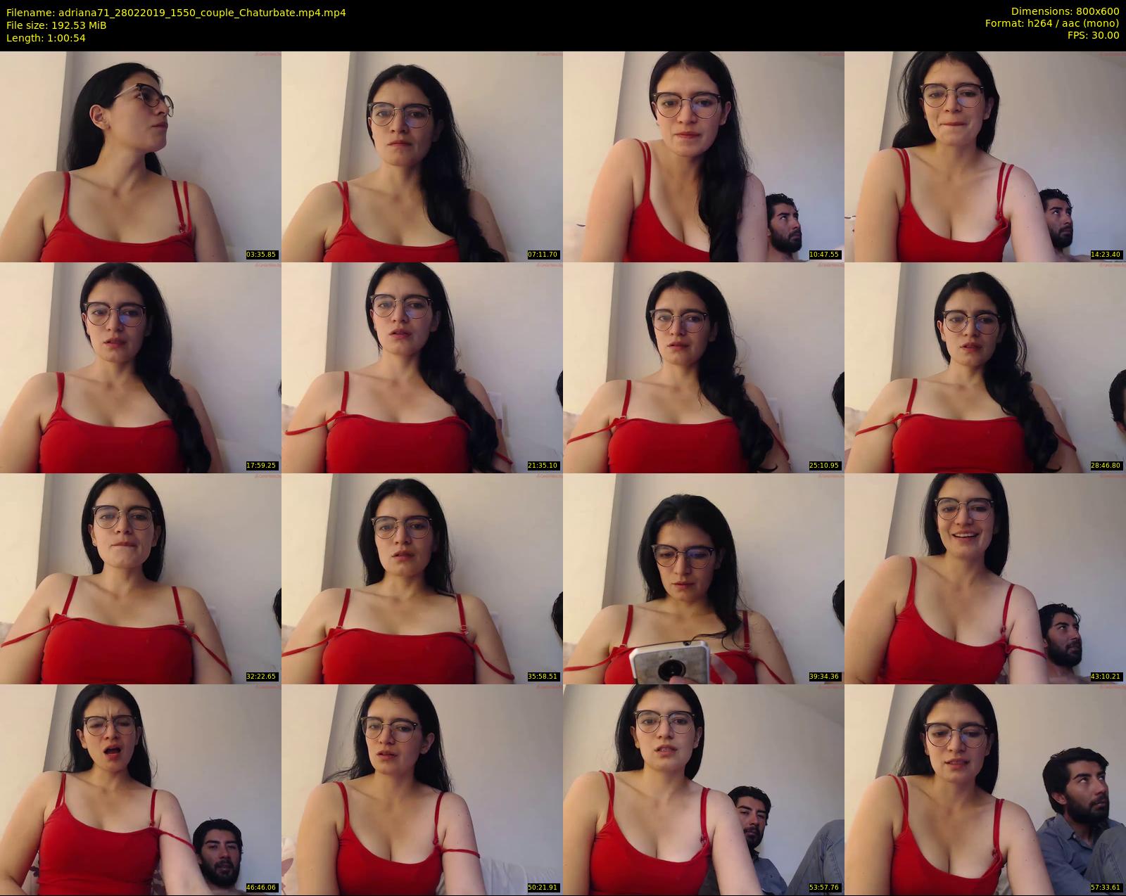 adriana71 — 61 minute Chaturbate couple cam show recording, 480p, Feb 28, 2019