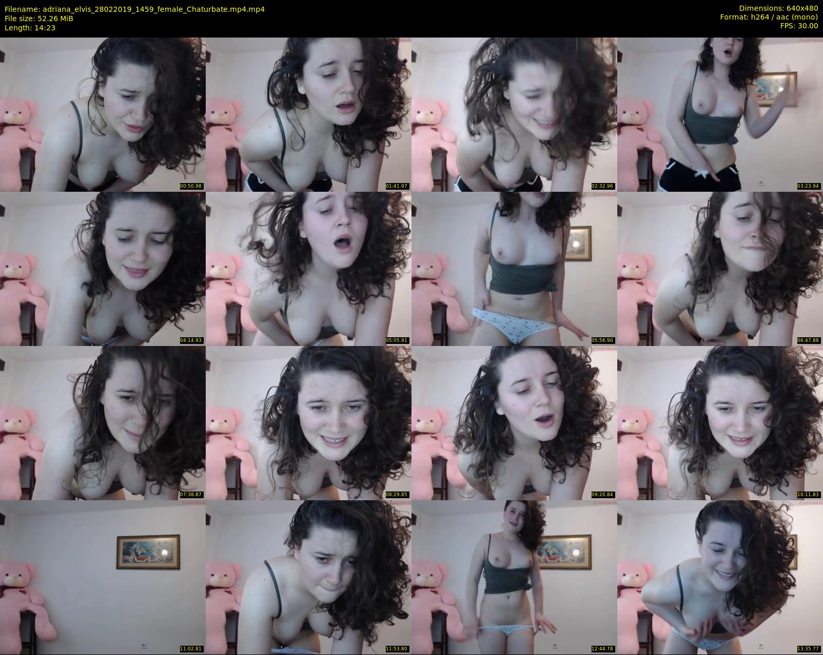adriana_elvis — 15 minute Chaturbate couple cam show recording, 480p, Feb 28, 2019