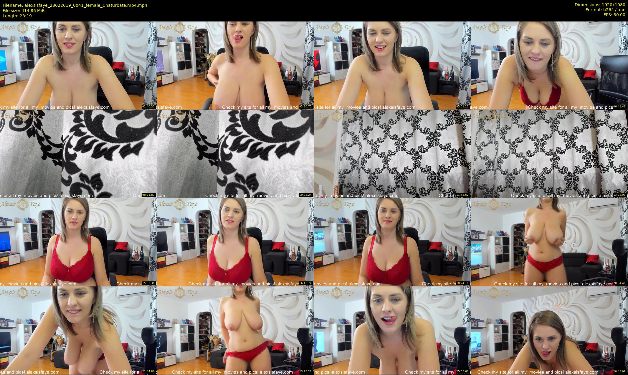 alexsisfaye — 29 minute Chaturbate female cam show recording, 1080p, Feb 28, 2019