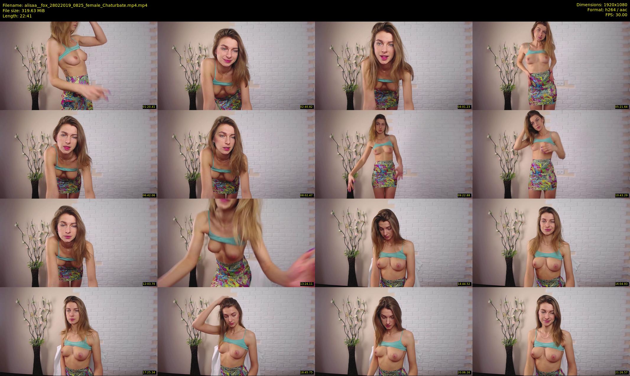 alisaa__fox — 23 minute Chaturbate female cam show recording, 1080p, Feb 28, 2019