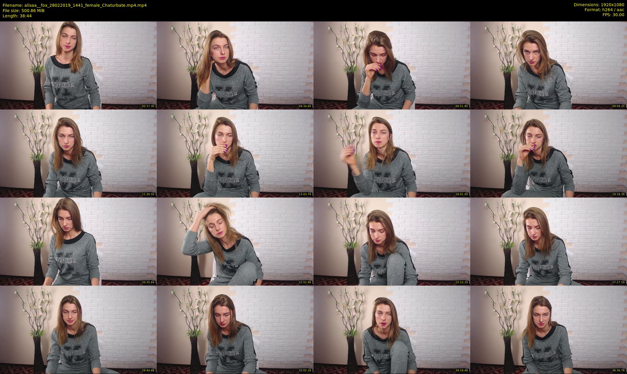 alisaa__fox — 39 minute Chaturbate female cam show recording, 1080p, Feb 28, 2019