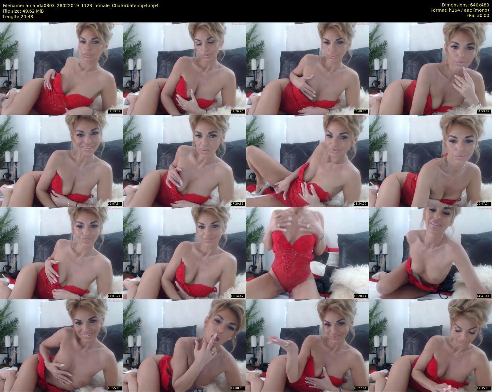 amanda0803 — 21 minute Chaturbate female cam show recording, 480p, Feb 28, 2019