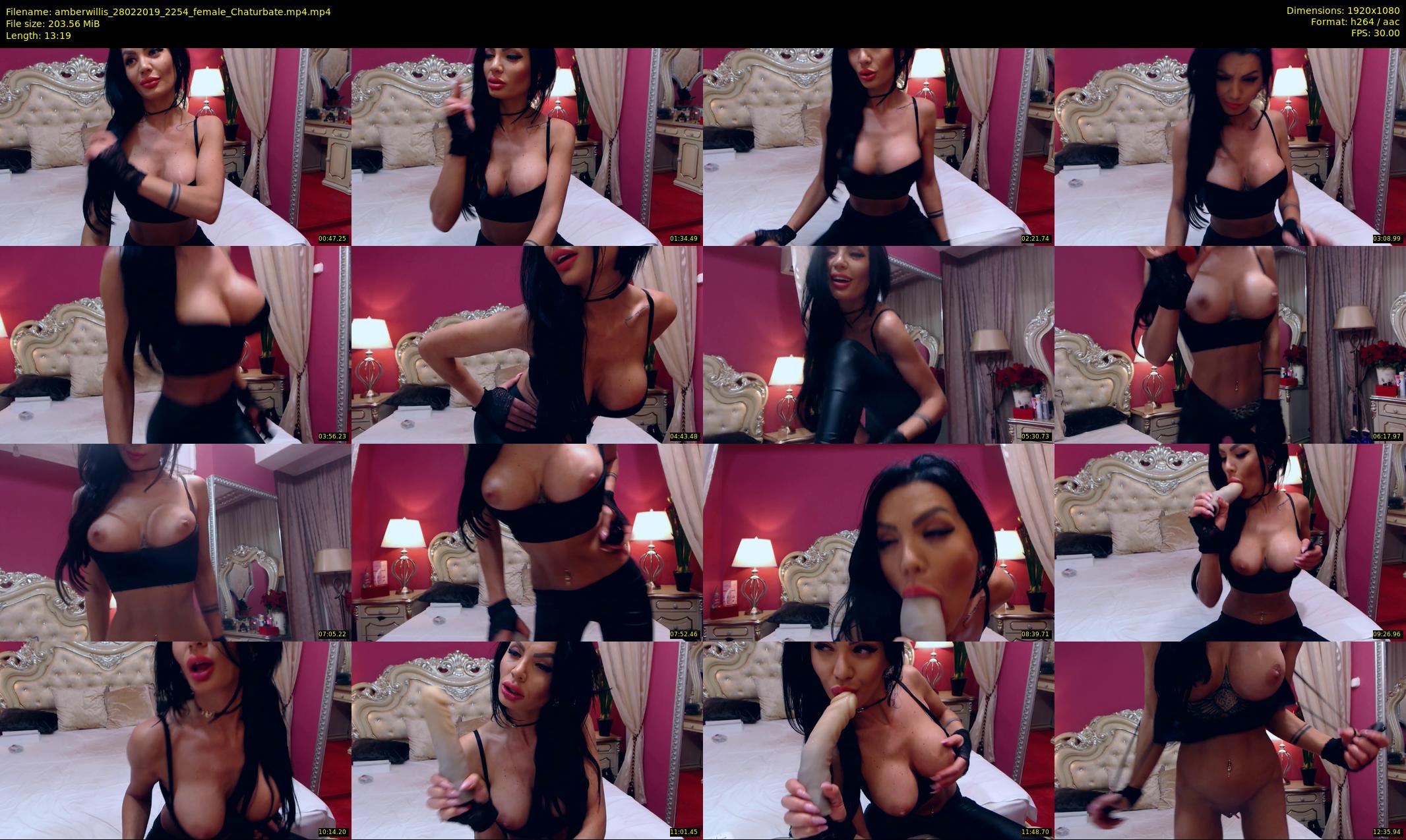 amberwillis — 14 minute Chaturbate female cam show recording, 1080p, Feb 28, 2019