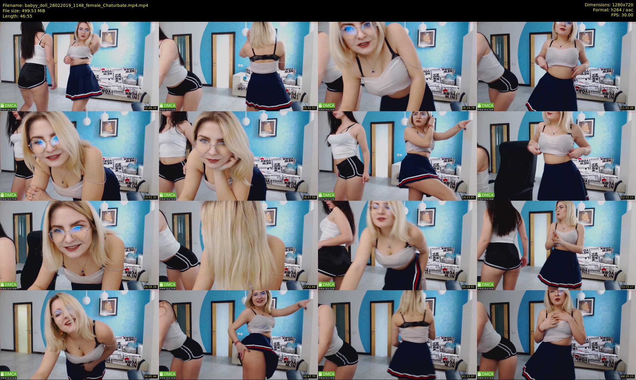babyy_doll — 47 minute Chaturbate female cam show recording, 720p, Feb 28, 2019