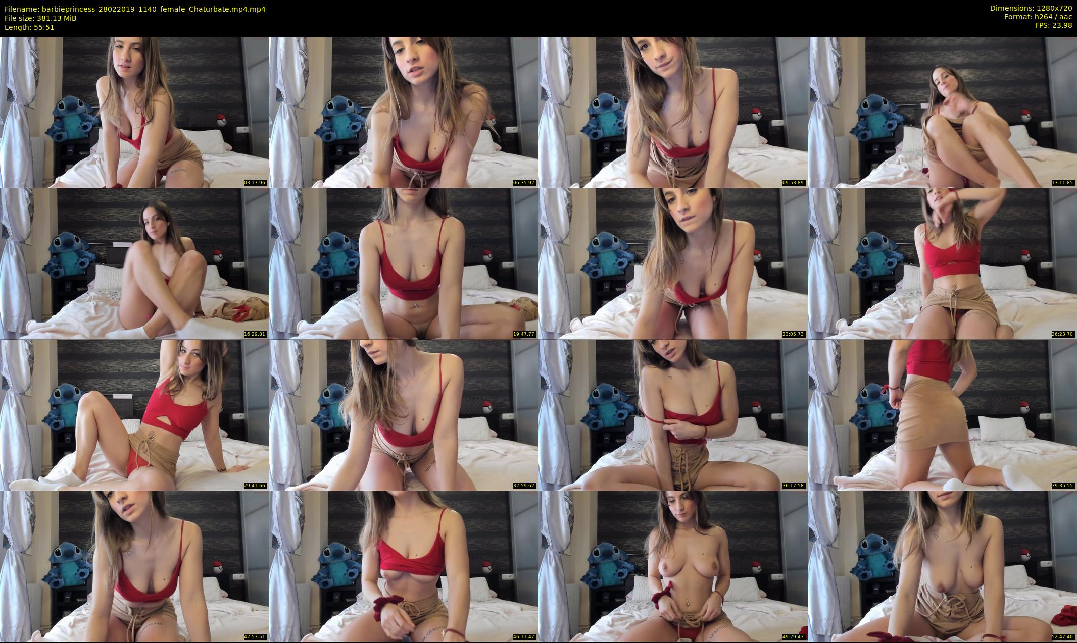 barbieprincess — 56 minute Chaturbate female cam show recording, 720p, Feb 28, 2019