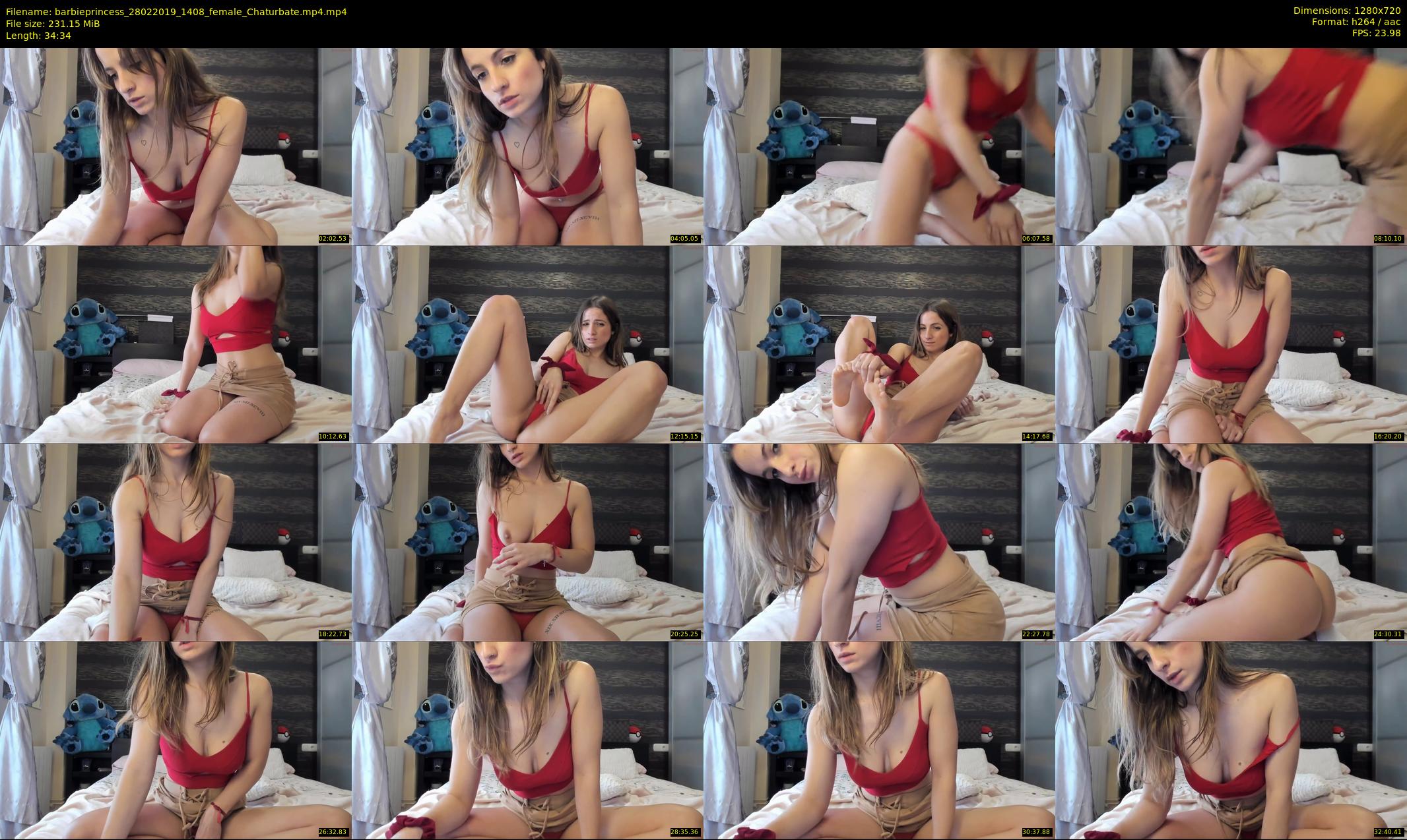 barbieprincess — 35 minute Chaturbate female cam show recording, 720p, Feb 28, 2019