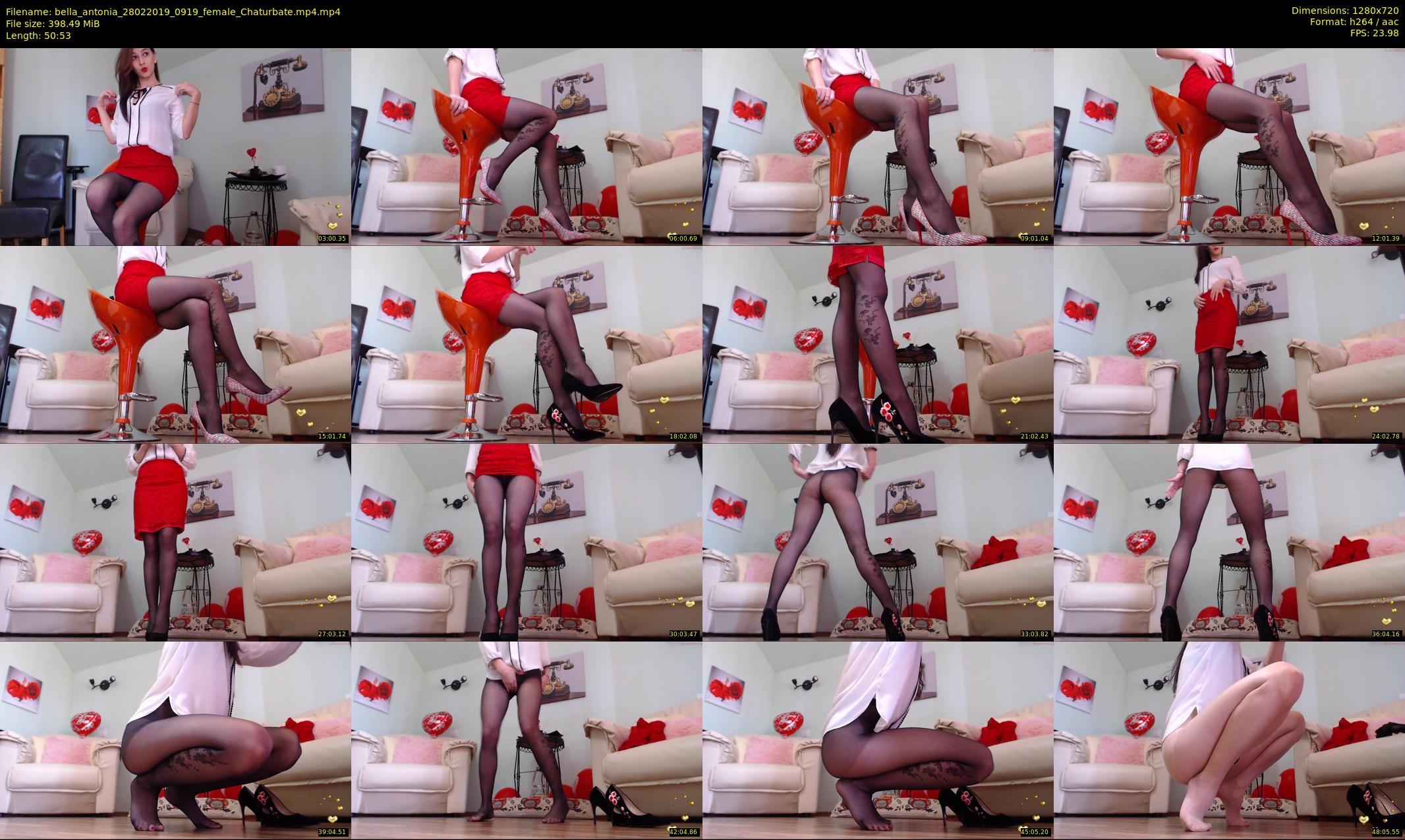 bella_antonia — 51 minute Chaturbate female cam show recording, 720p, Feb 28, 2019