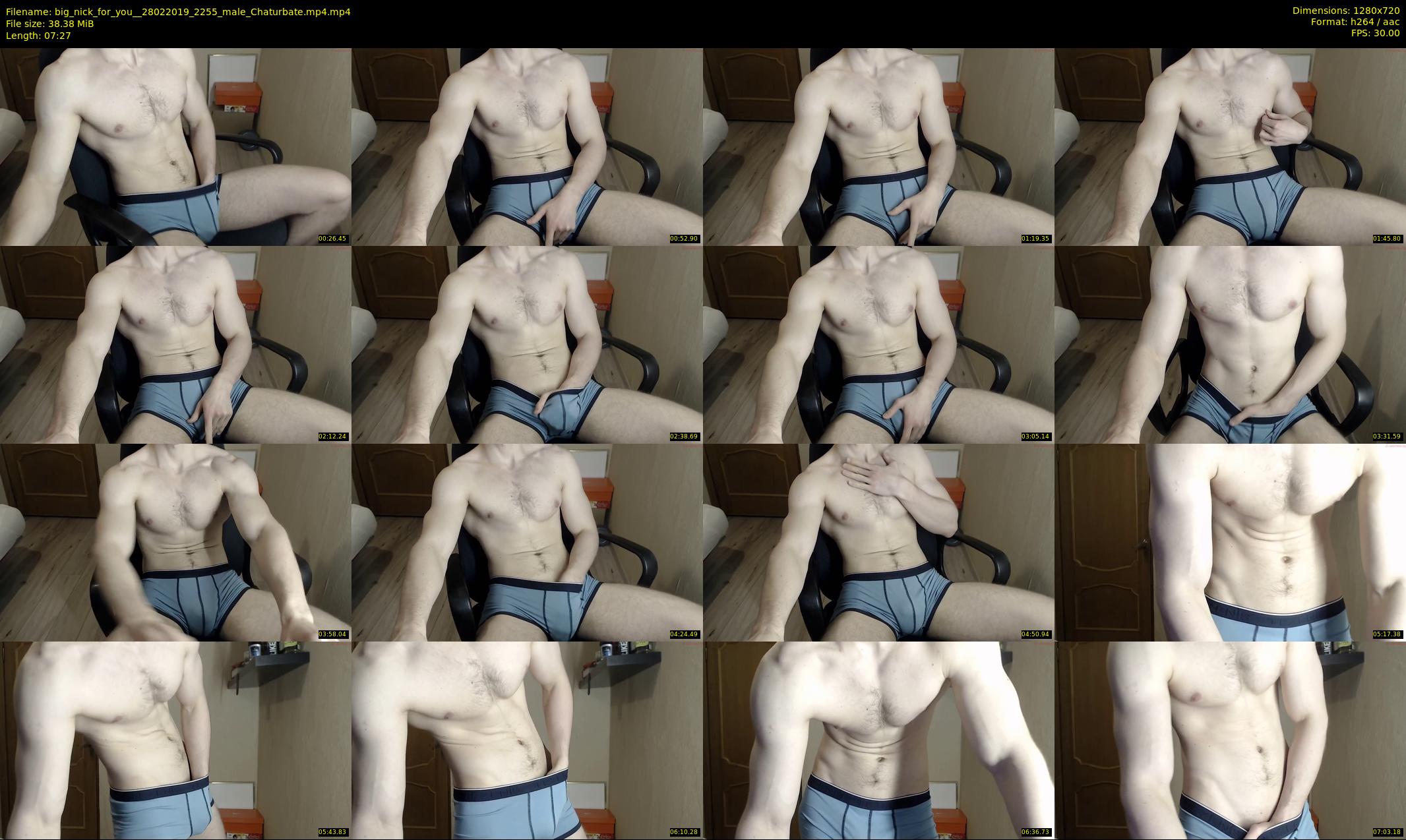 big_nick_for_you_ — 8 minute Chaturbate male cam show recording, 720p, Feb 28, 2019