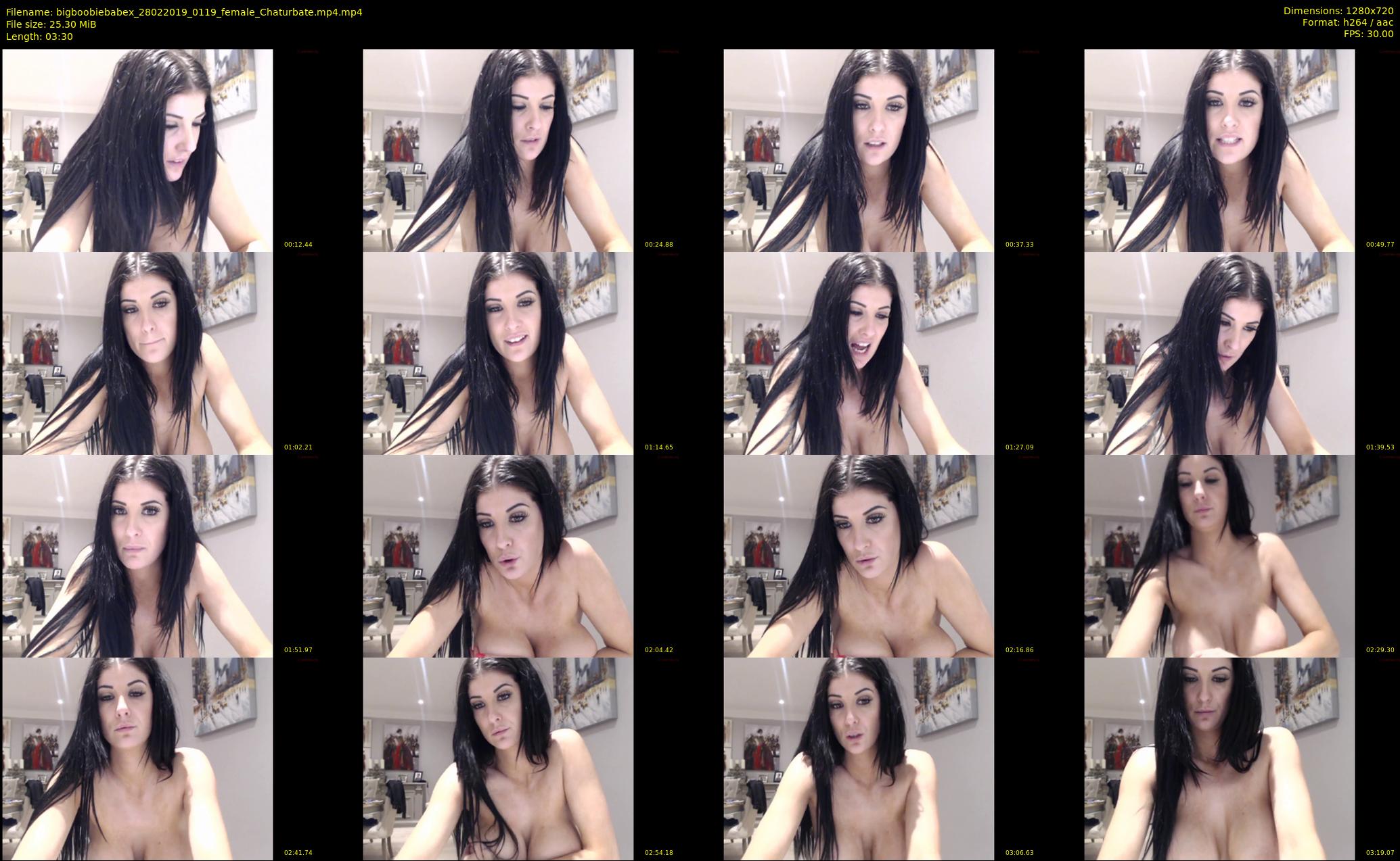 bigboobiebabex — 4 minute Chaturbate female cam show recording, 720p, Feb 28, 2019