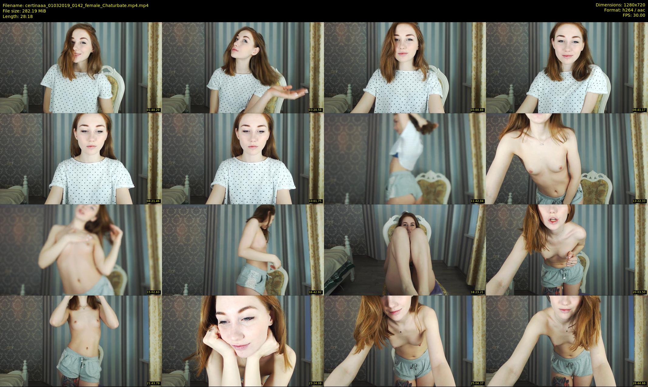 certinaaa — 29 minute Chaturbate female cam show recording, 720p, Mar 1, 2019