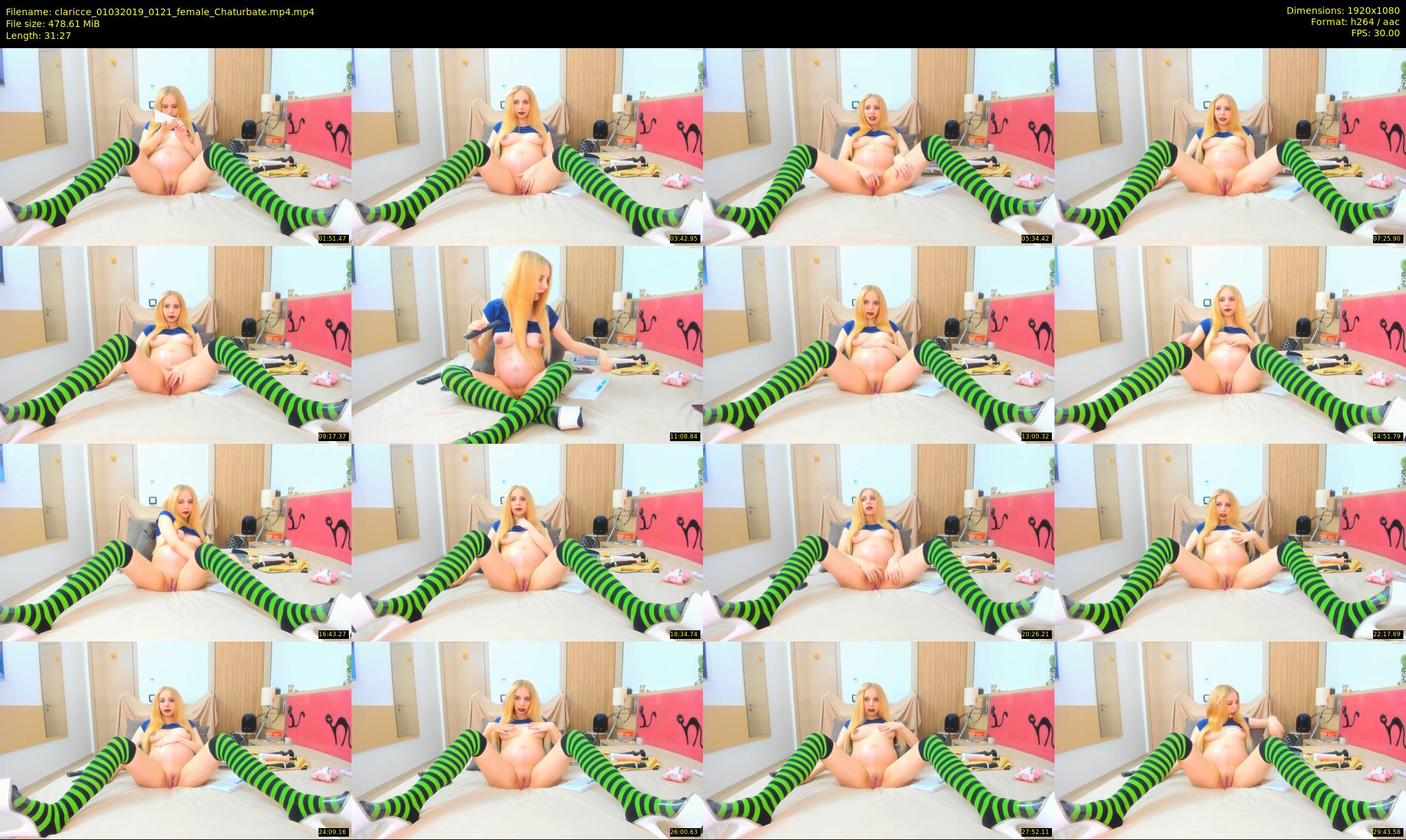 claricce — 32 minute Chaturbate female cam show recording, 1080p, Mar 1, 2019