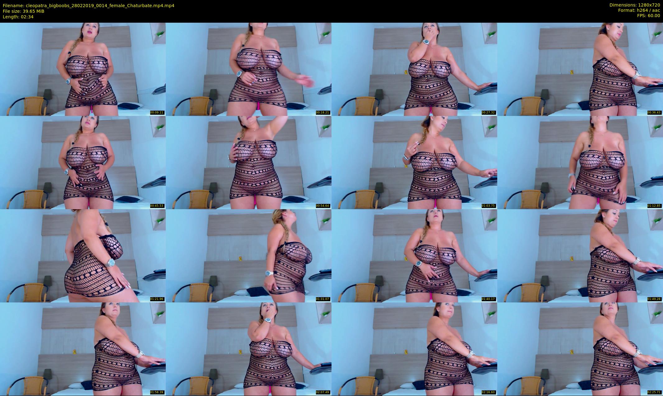 cleopatra_bigboobs — 3 minute Chaturbate female cam show recording, 720p, Feb 28, 2019