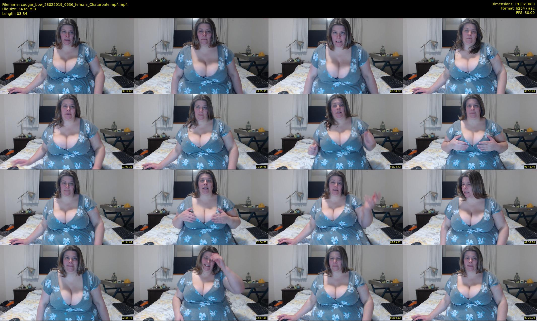 cougar_bbw — 4 minute Chaturbate female cam show recording, 1080p, Feb 28, 2019