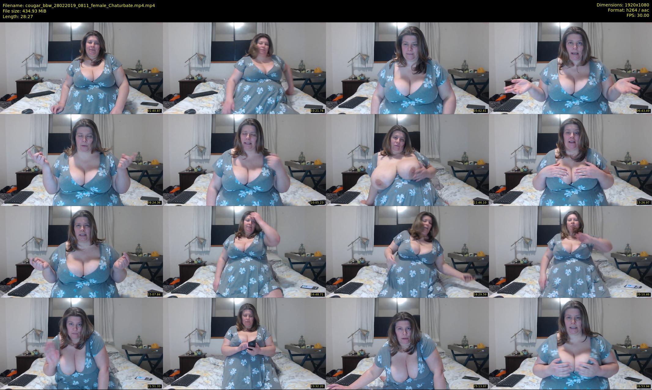 cougar_bbw — 29 minute Chaturbate female cam show recording, 1080p, Feb 28, 2019