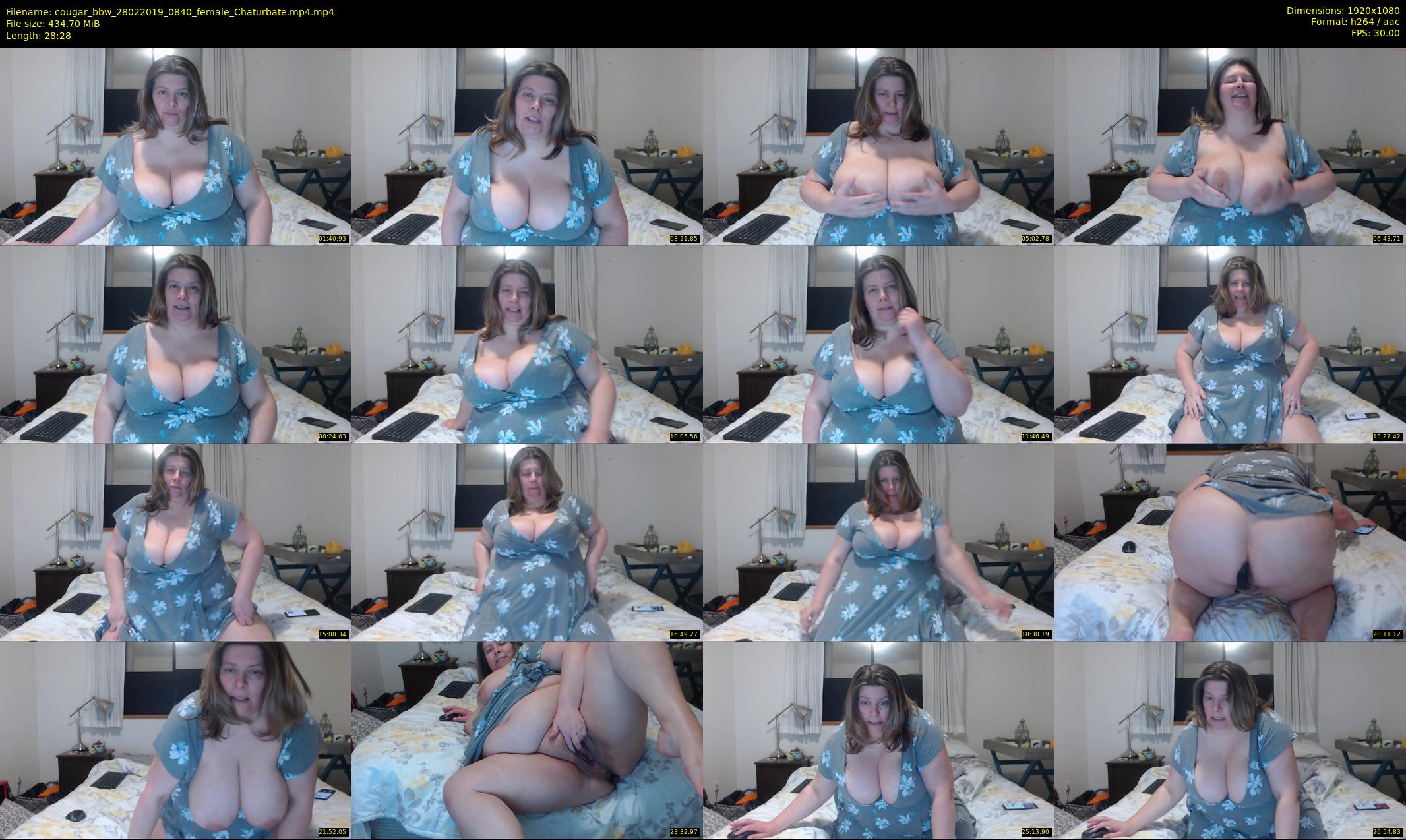 cougar_bbw — 29 minute Chaturbate female cam show recording, 1080p, Feb 28, 2019