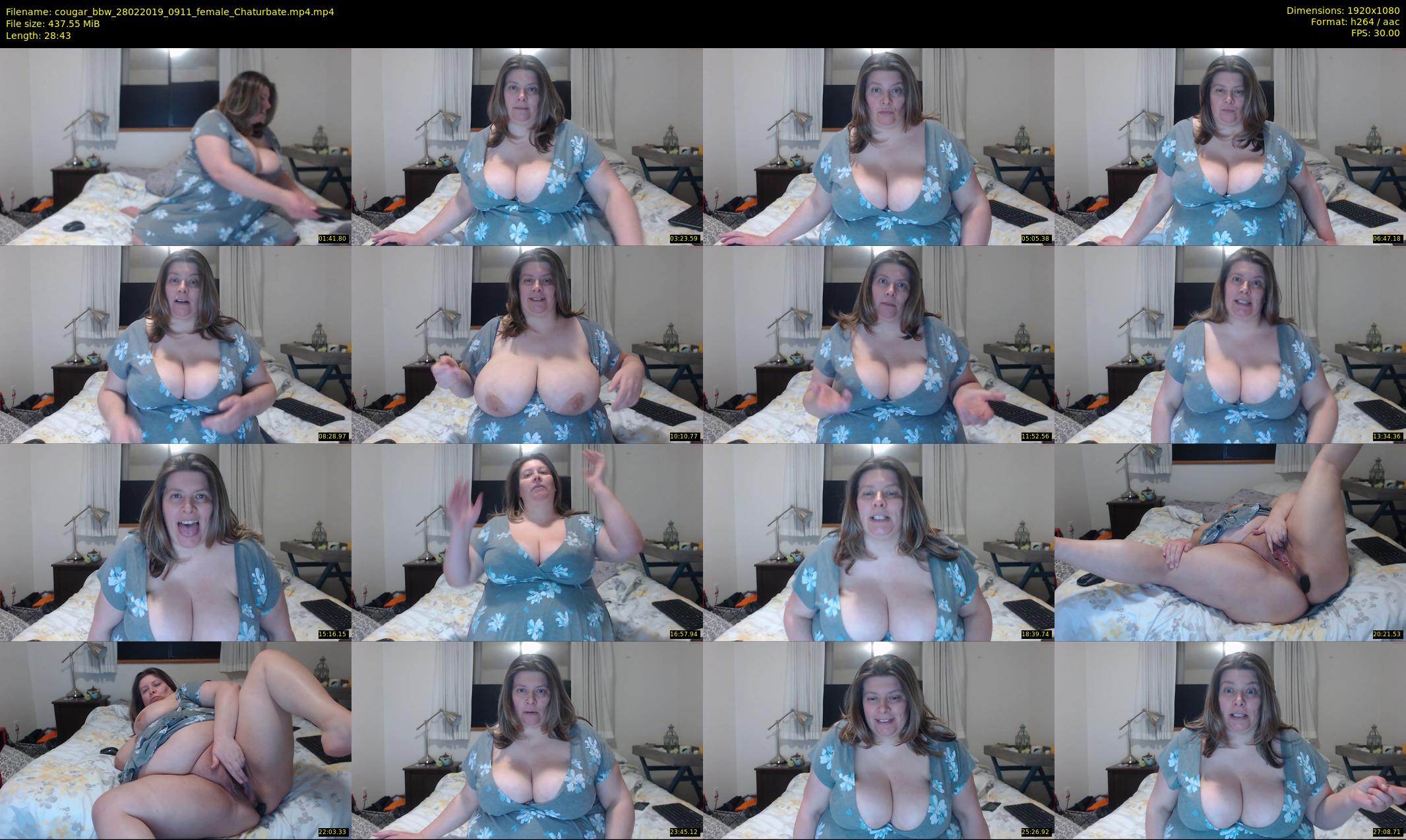 cougar_bbw — 29 minute Chaturbate female cam show recording, 1080p, Feb 28, 2019