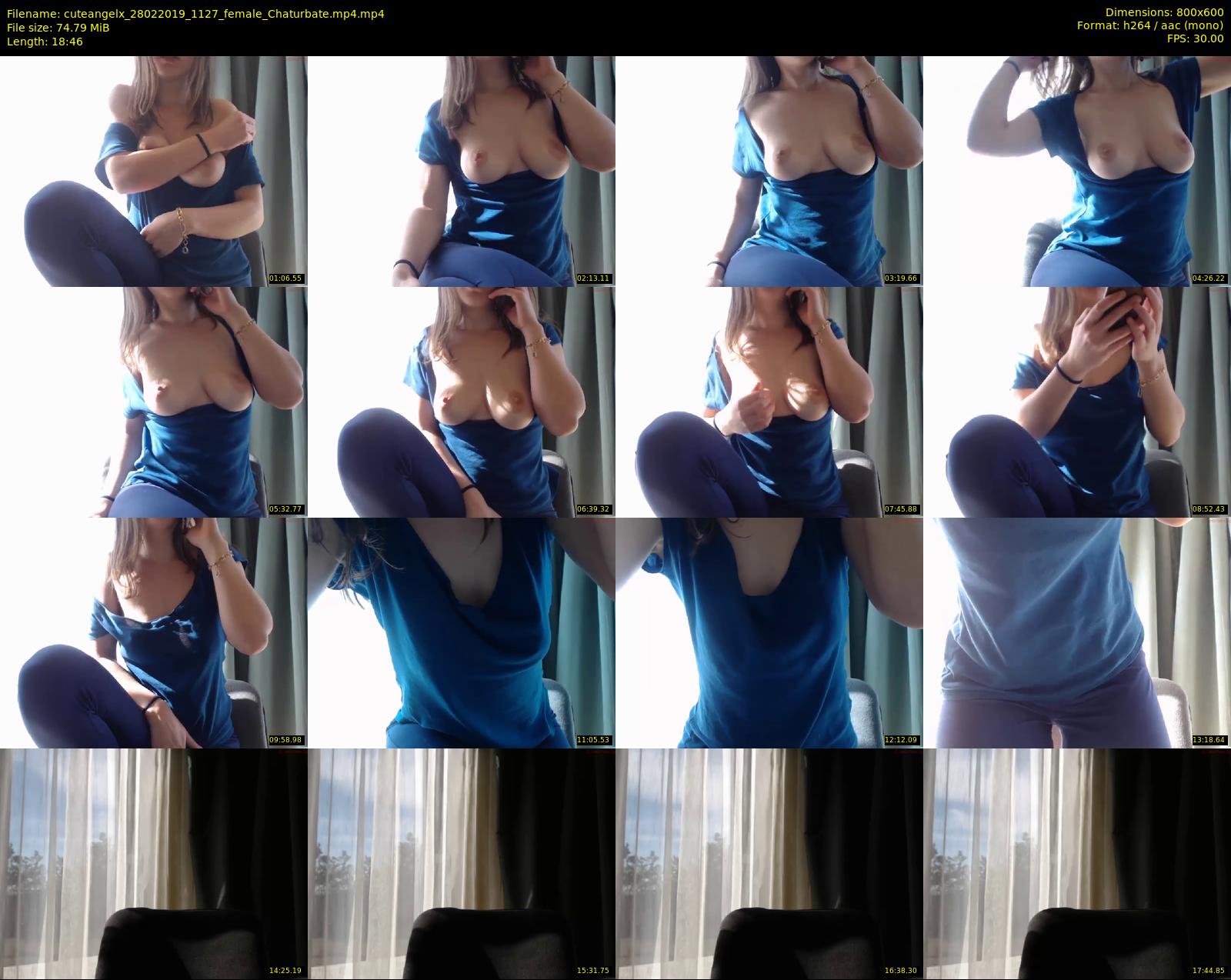 cuteangelx — 19 minute Chaturbate female cam show recording, 480p, Feb 28, 2019