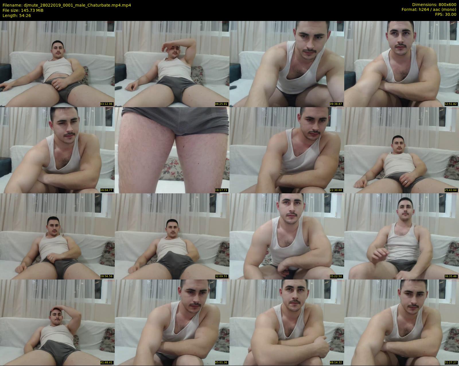 djmute — 55 minute Chaturbate male cam show recording, 480p, Feb 28, 2019