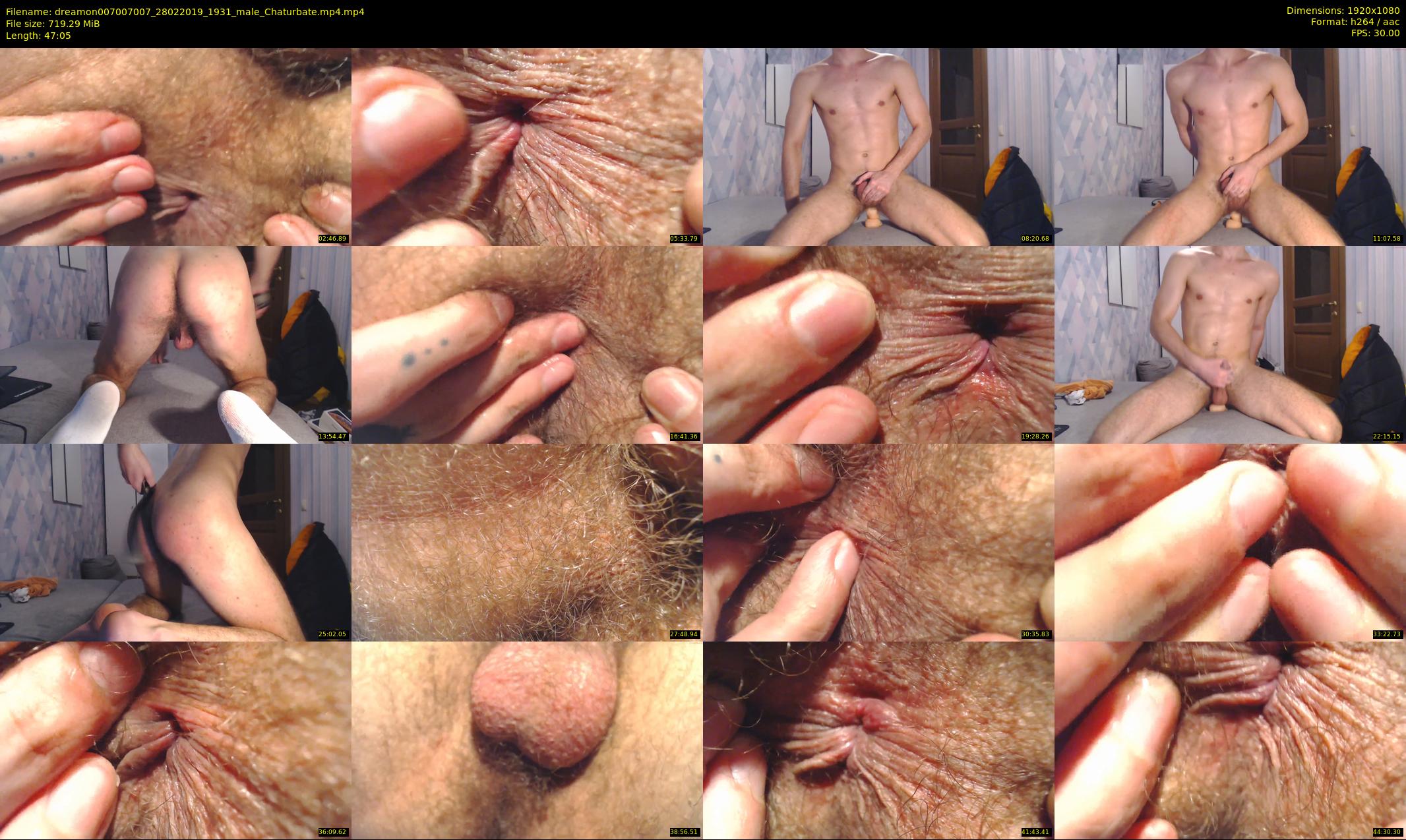 dreamon007007007 — 48 minute Chaturbate male cam show recording, 1080p, Feb 28, 2019