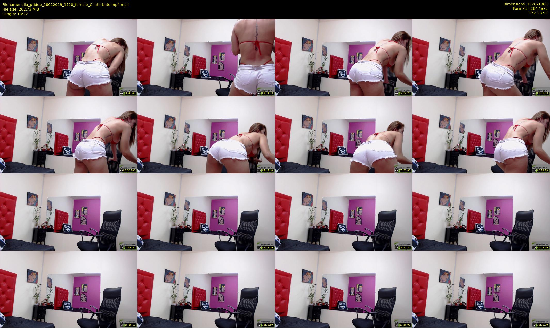 ella_pridee — 14 minute Chaturbate female cam show recording, 1080p, Feb 28, 2019