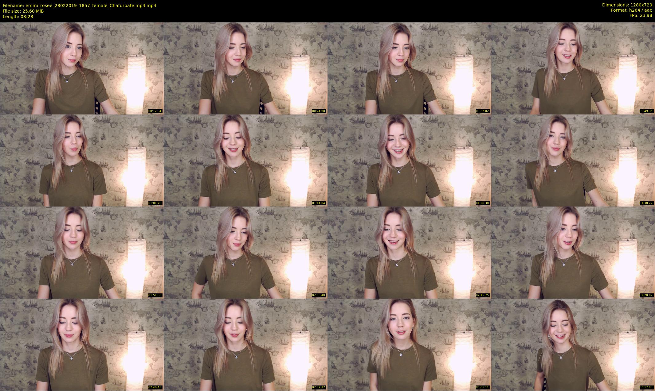 emmi_rosee — 4 minute Chaturbate female cam show recording, 720p, Feb 28, 2019