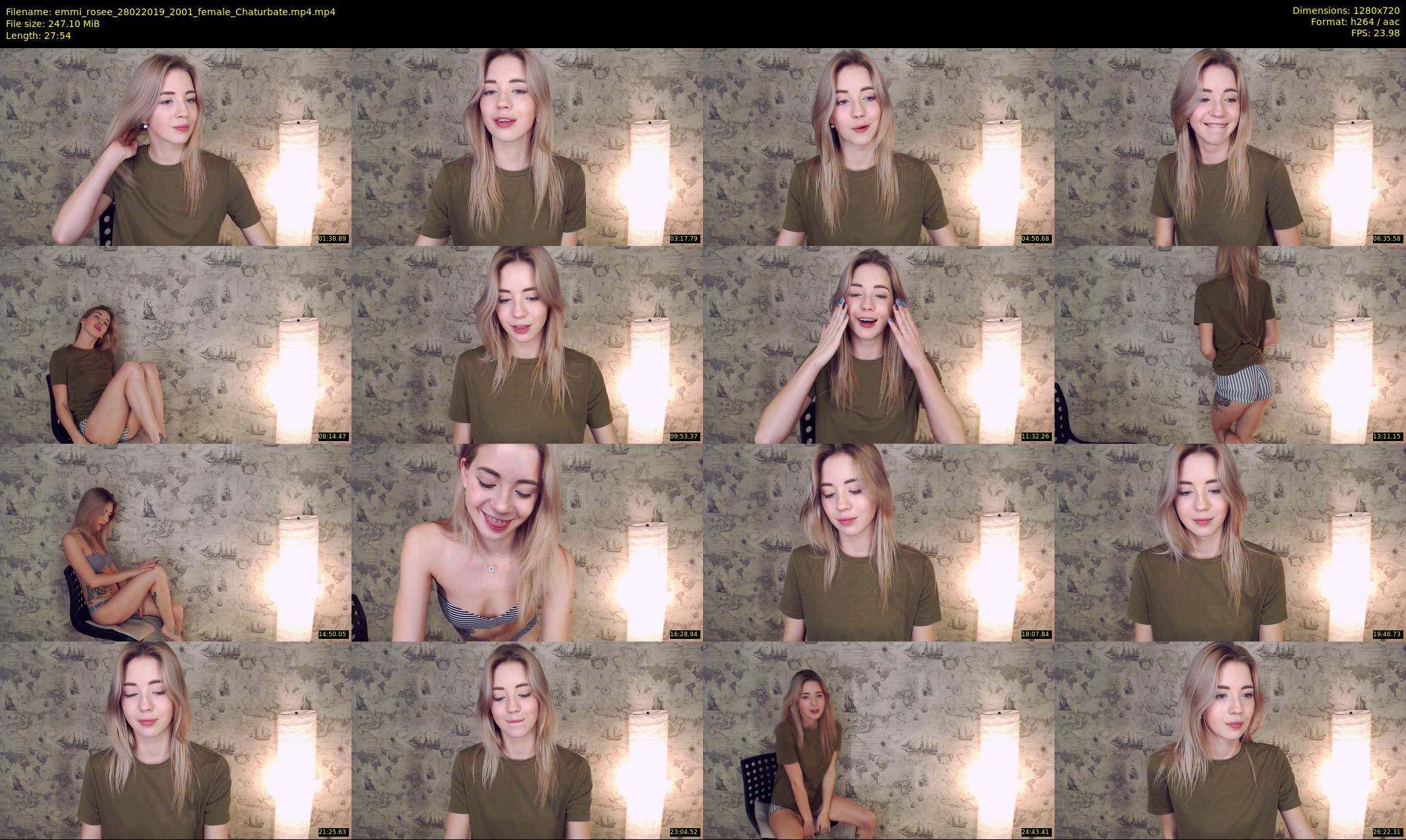 emmi_rosee — 28 minute Chaturbate female cam show recording, 720p, Feb 28, 2019