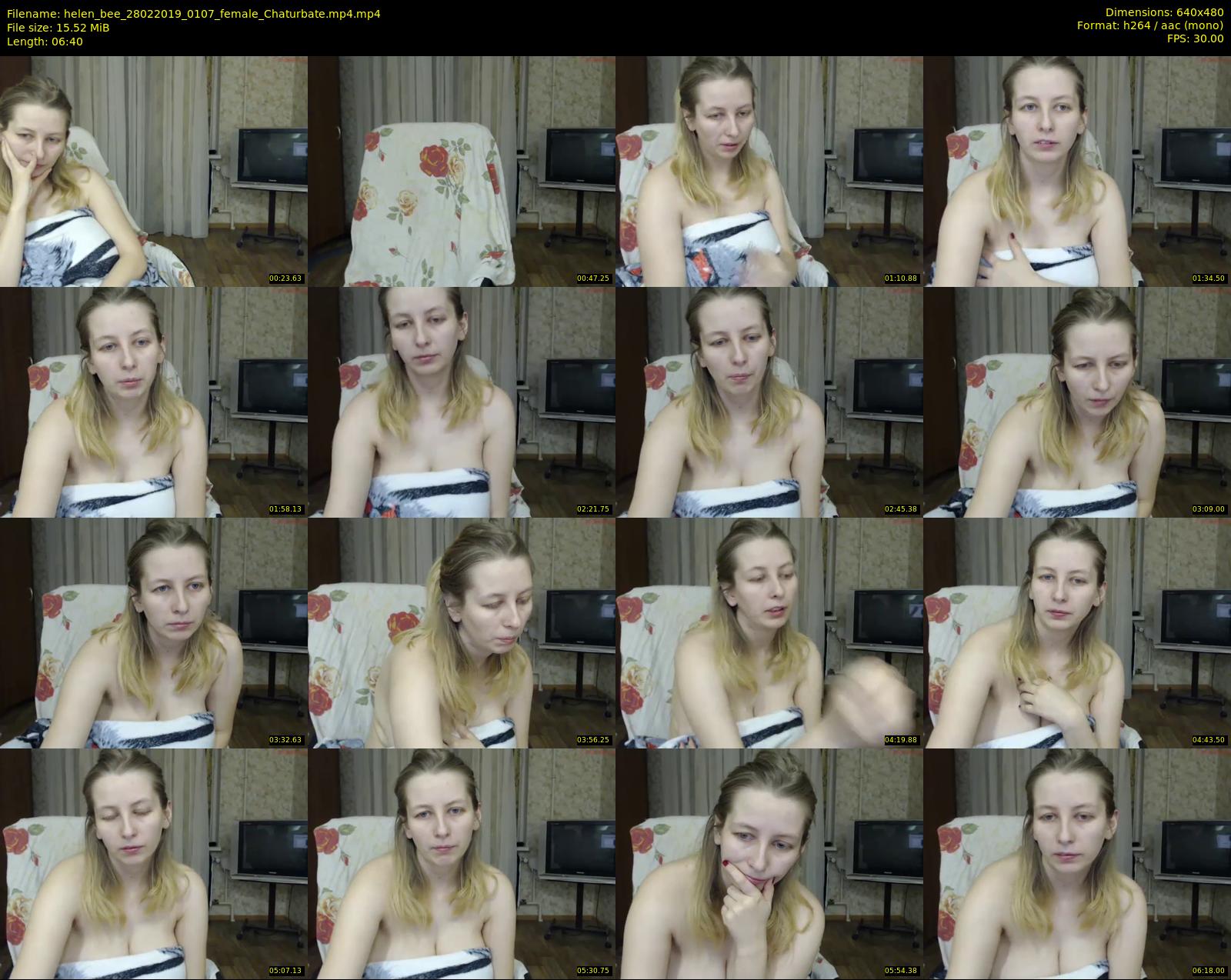 helen_bee — 7 minute Chaturbate female cam show recording, 480p, Feb 28, 2019