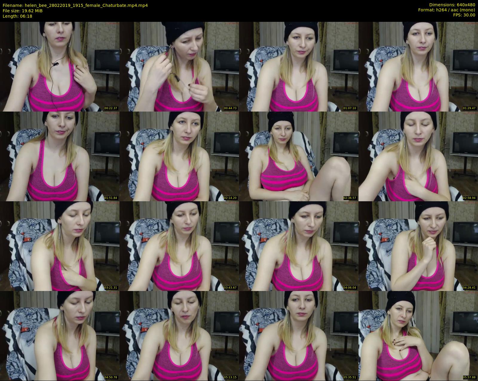 helen_bee — 7 minute Chaturbate female cam show recording, 480p, Feb 28, 2019